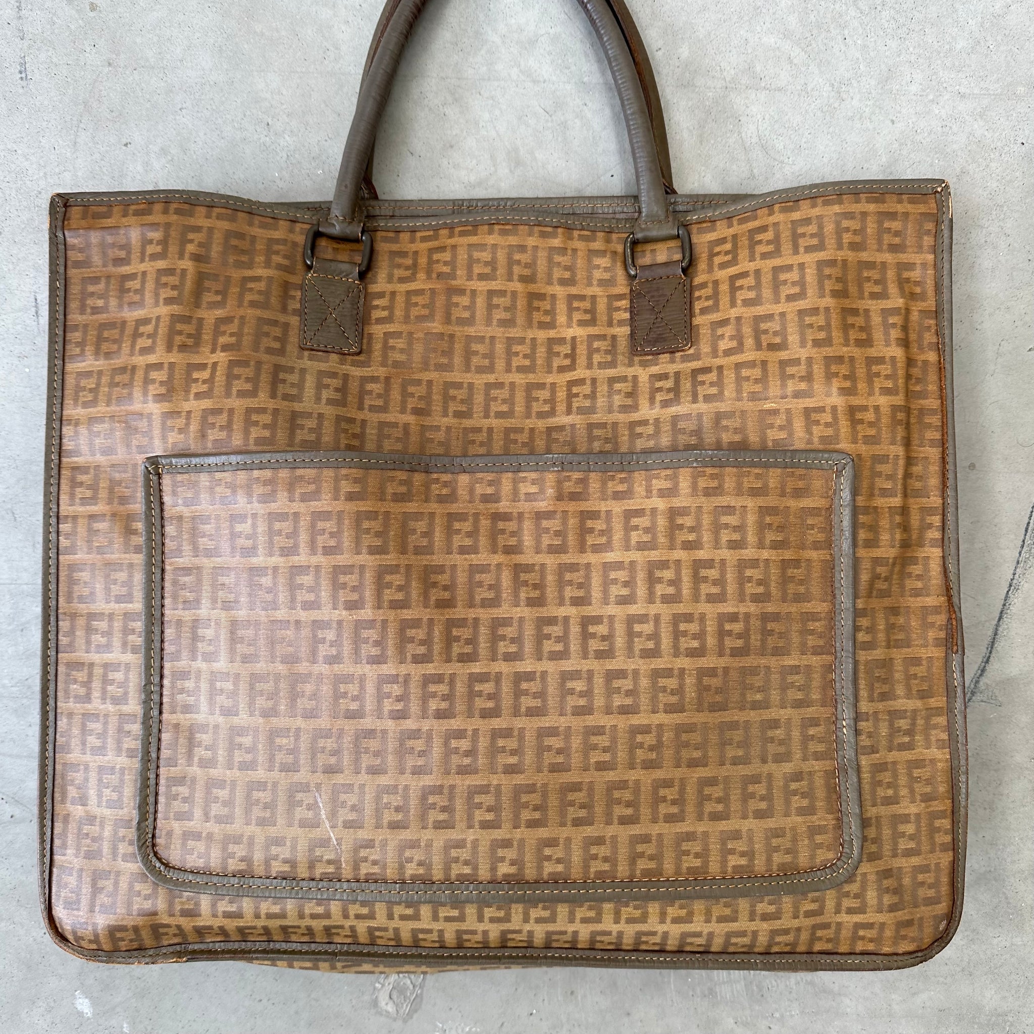 Fendi Large Logo Tote Bag