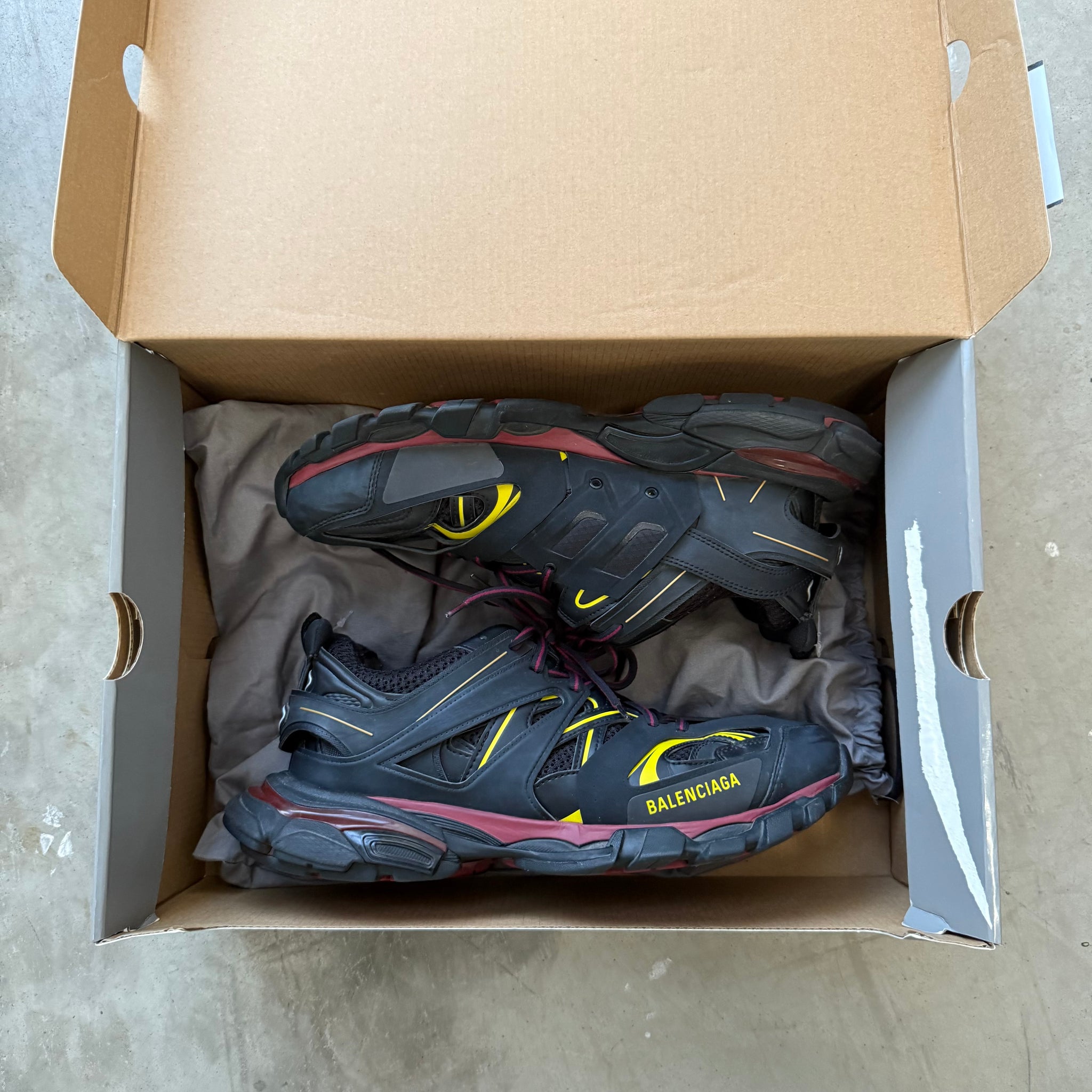 Balenciaga Track Runner Black/Red (Size US11/44)