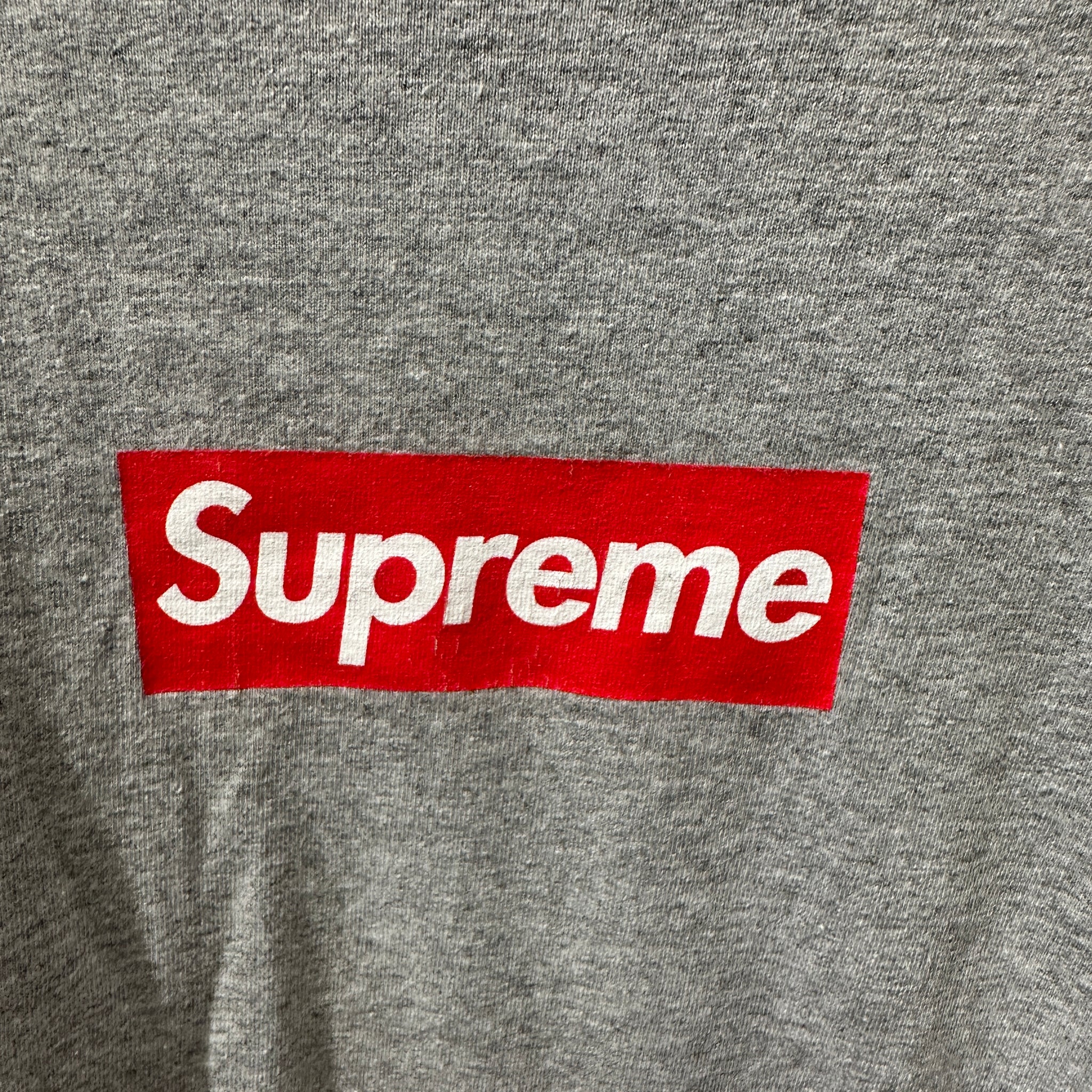 Supreme 20th Anniversary Box Logo Grey T Shirt (Size M)