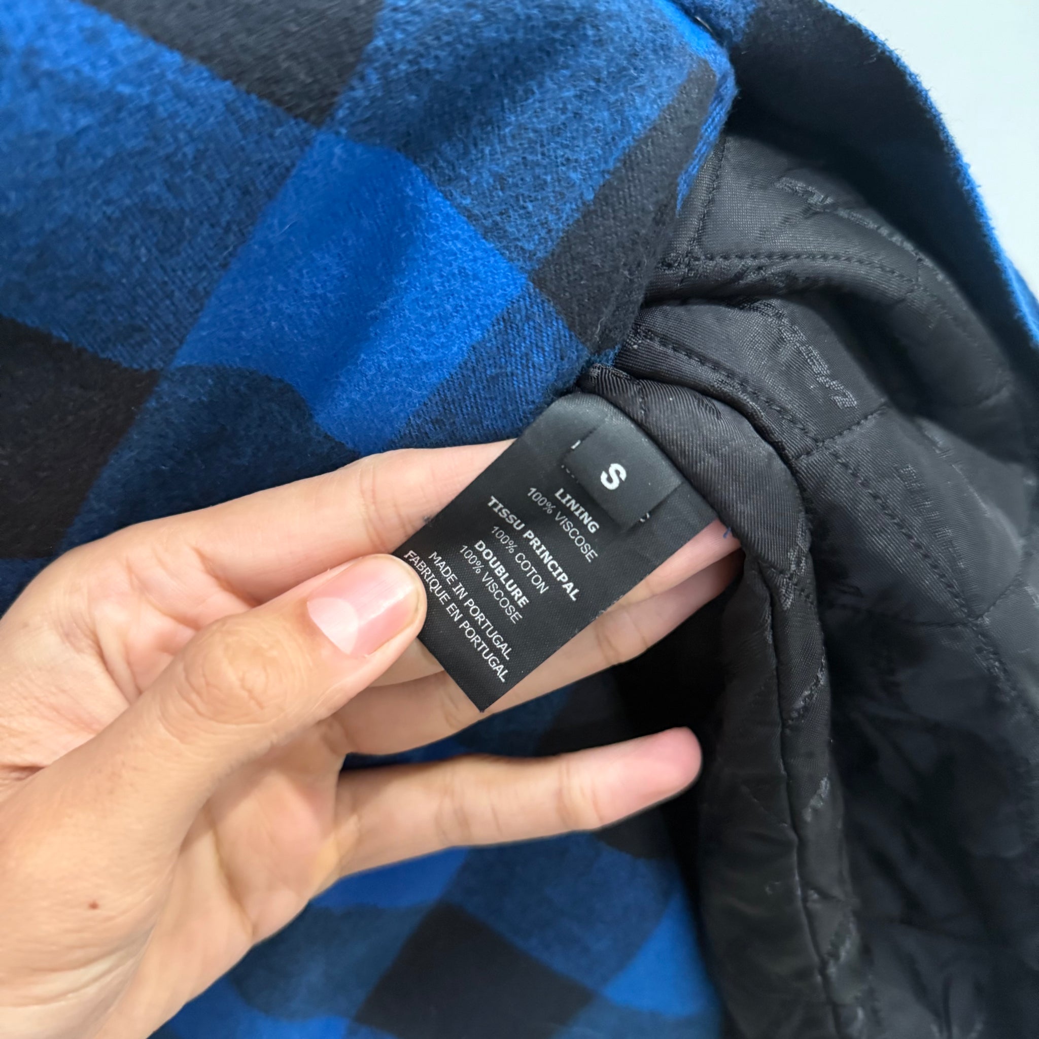 Vetements Blue Oversized Flannel SS18 Shirt (fits L-XL)