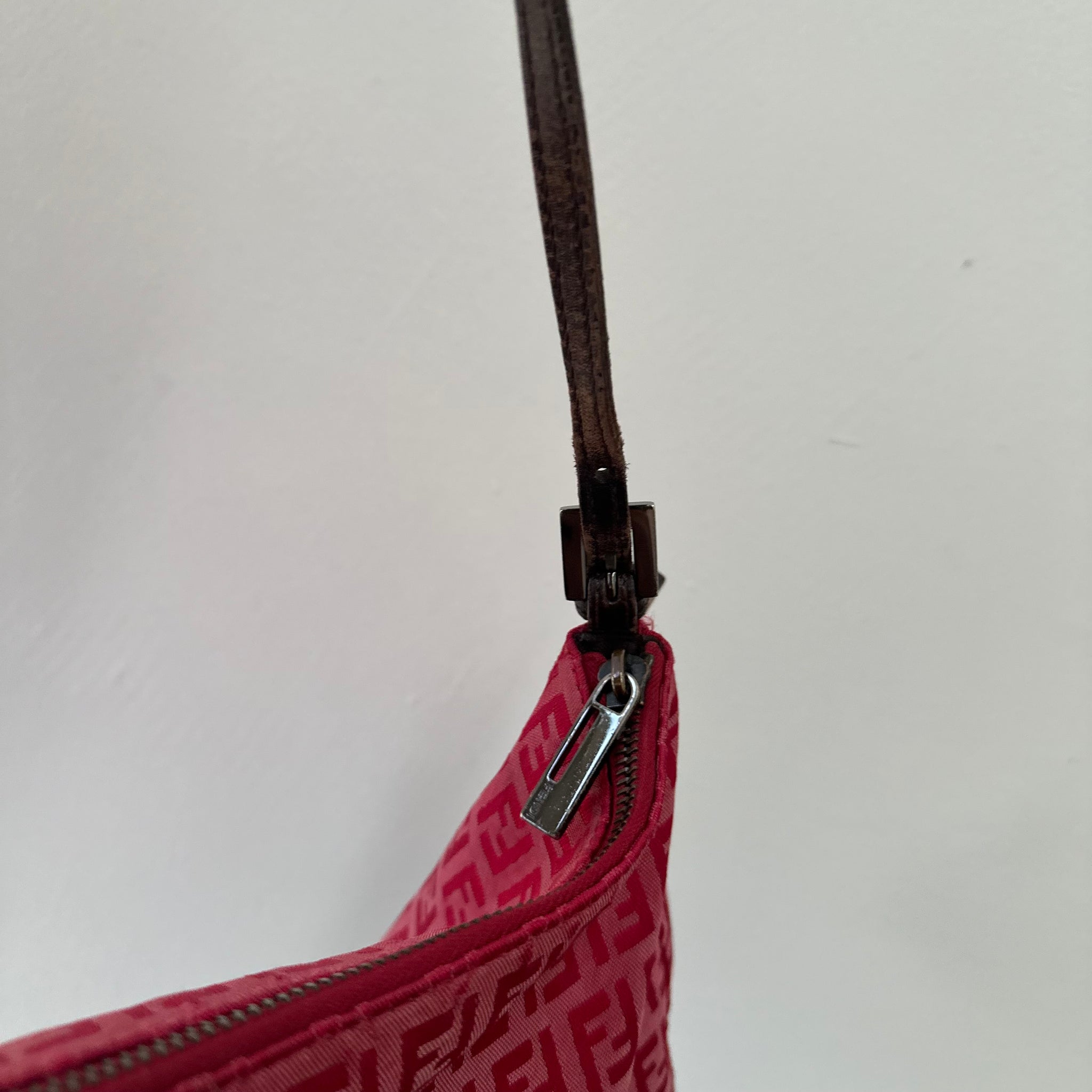 Fendi Red Pochette Shoulder Bag