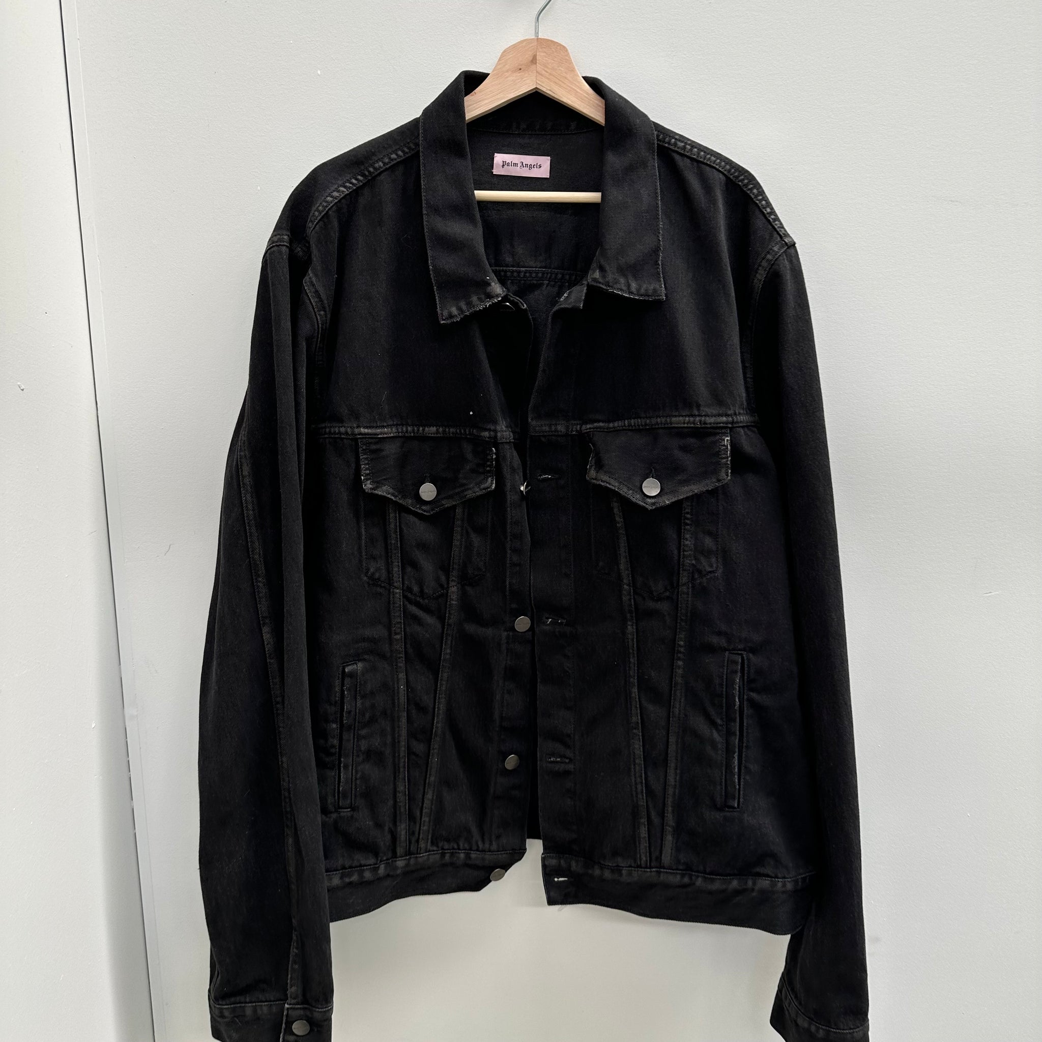 Palm Angels Black Playboi Carti Edition Denim Die Punk Jacket (Size XXL)