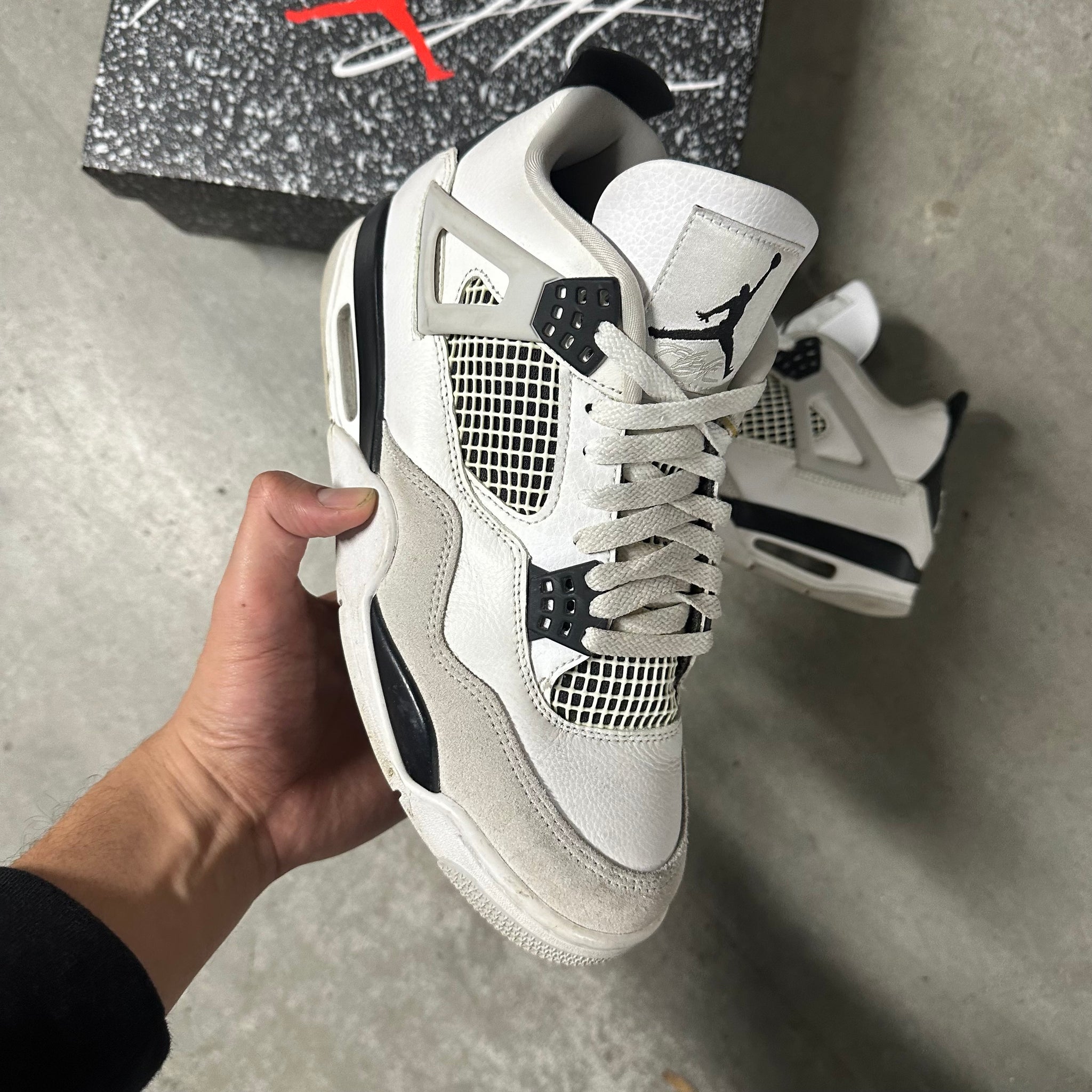 Nike Jordan 4 Military Black US8.5