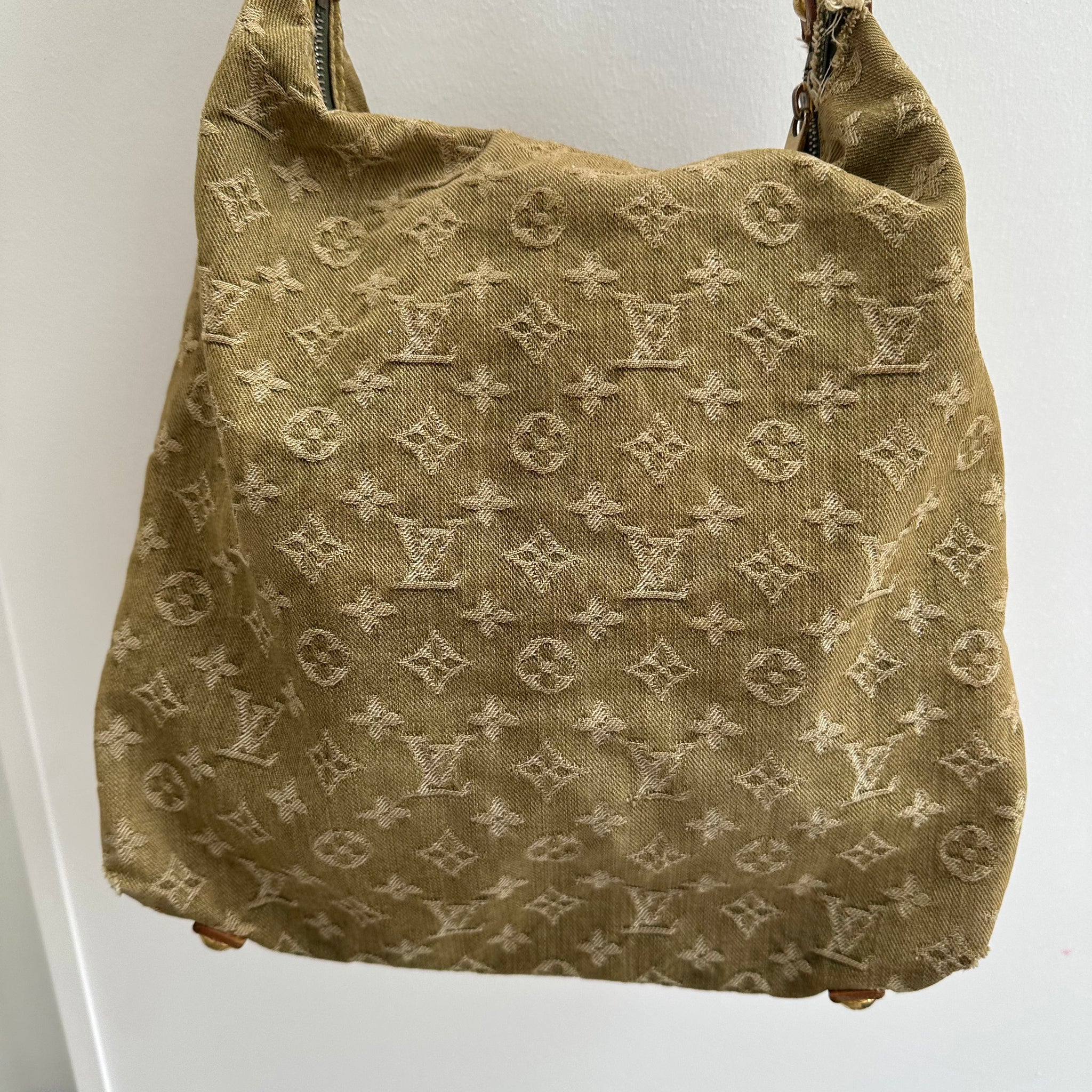 Louis Vuitton Denim Baggy GM Lichen Green