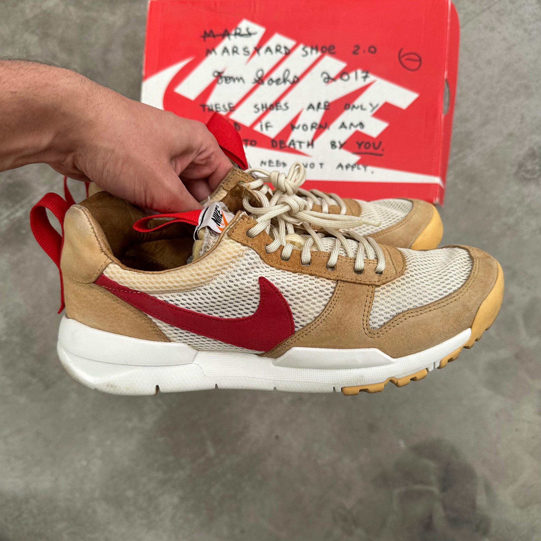 Nike Tom Sachs x NikeCraft Mars Yard 2.0 (US10.5) – Curated by Charbel