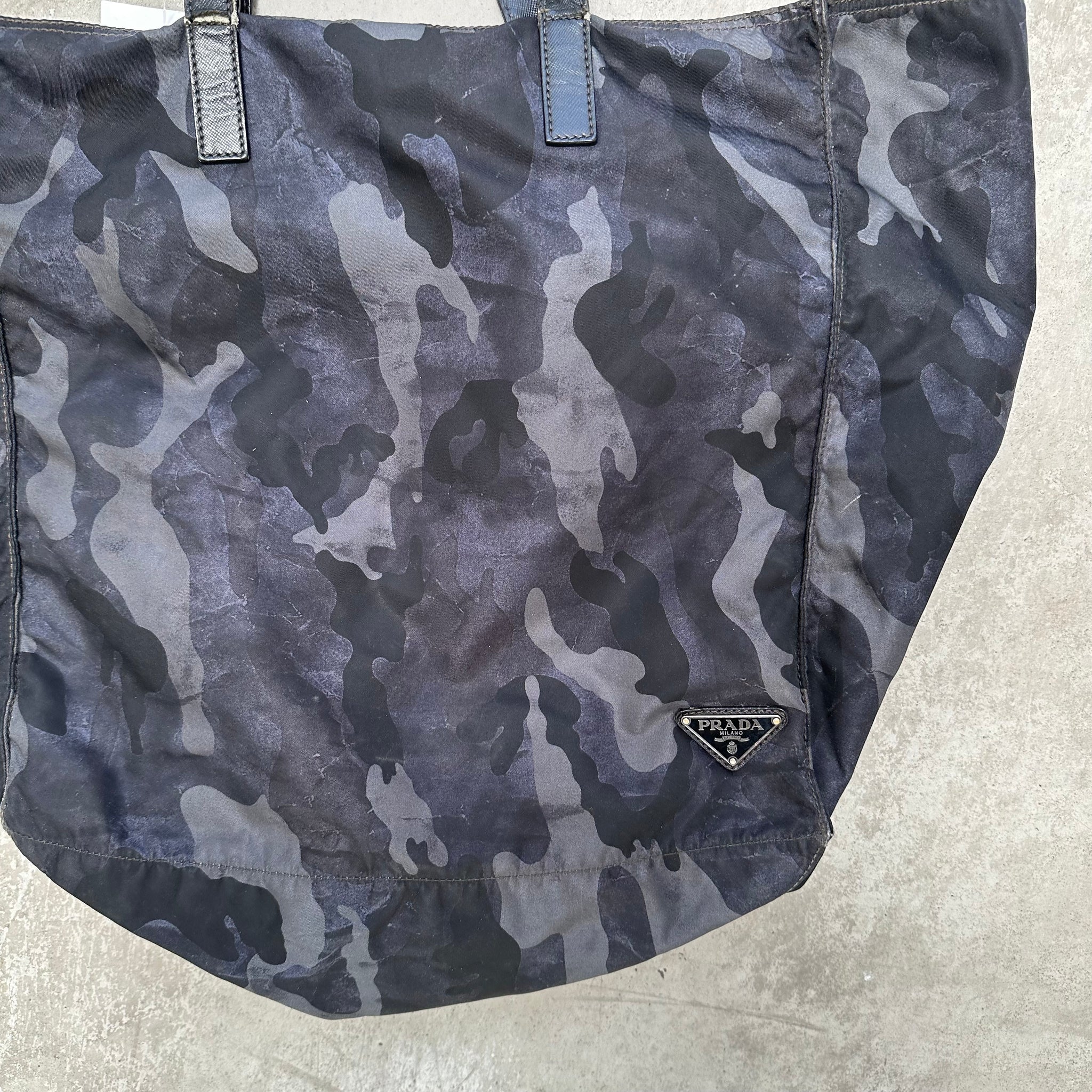 Prada Tessuto Camouflage Tote Bag
