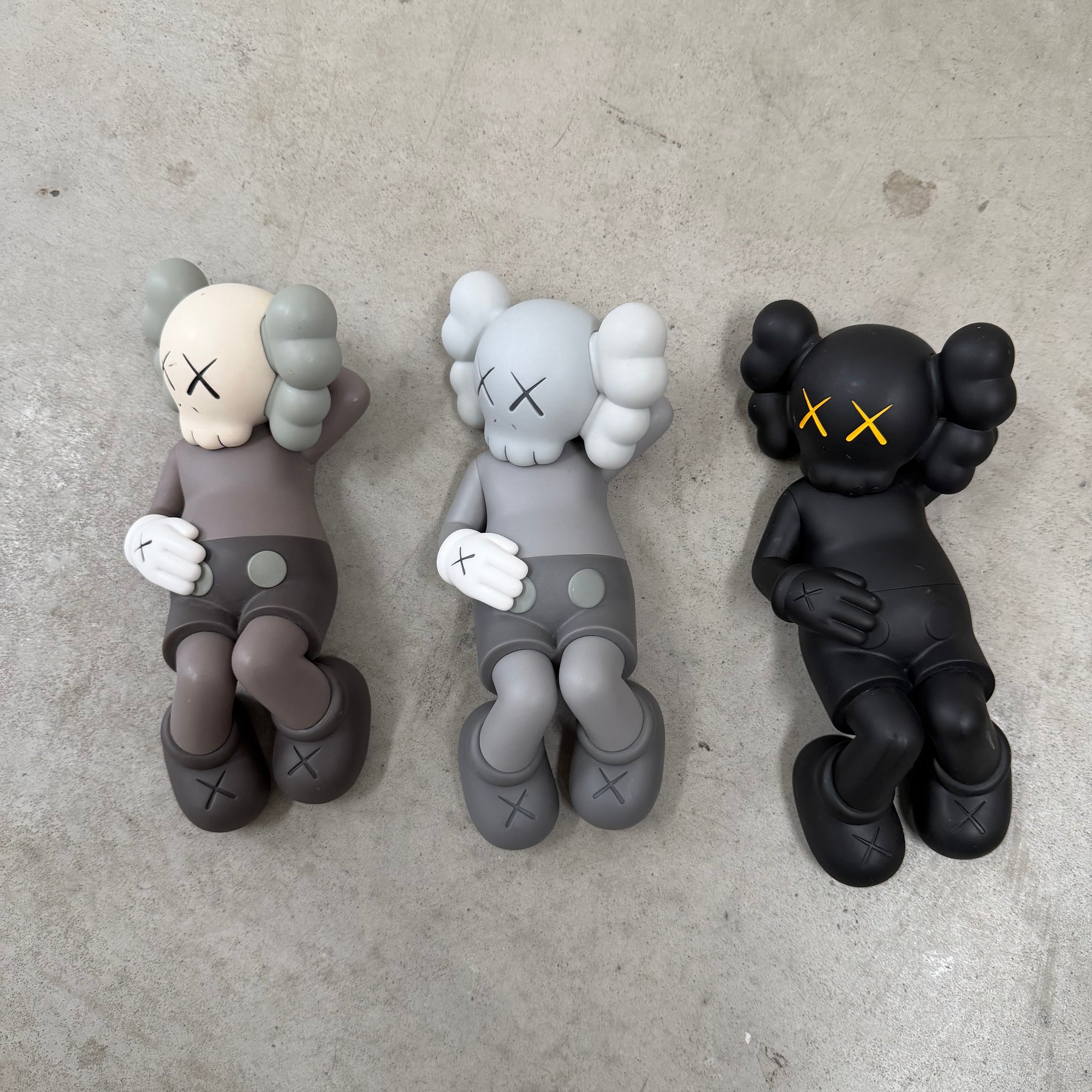 Kaws Holiday Singapore Laying Down Vinyl Figure (Set of 3)