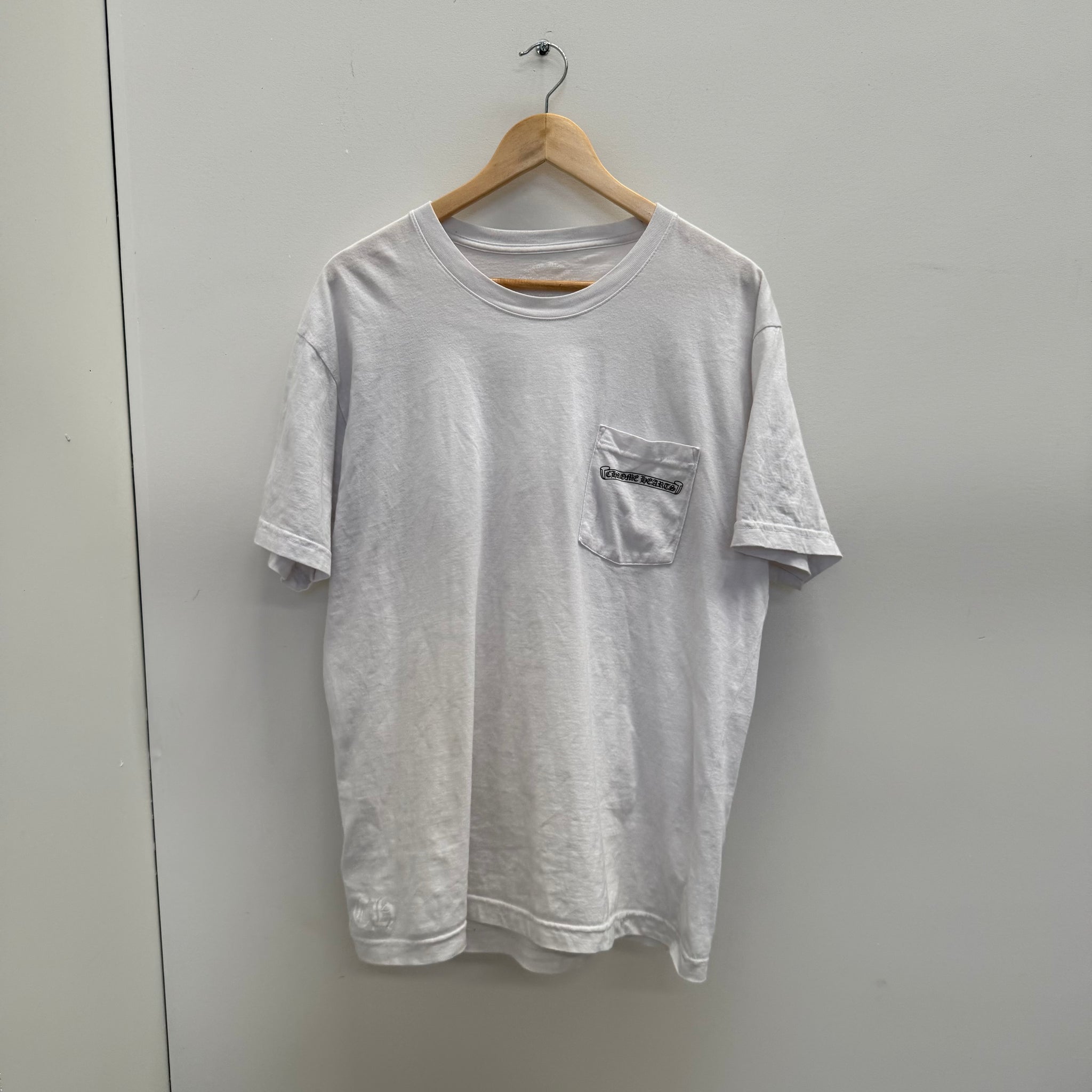 Chrome Hearts Horse Shoe Logo Pocket T-shirt (Size XL)
