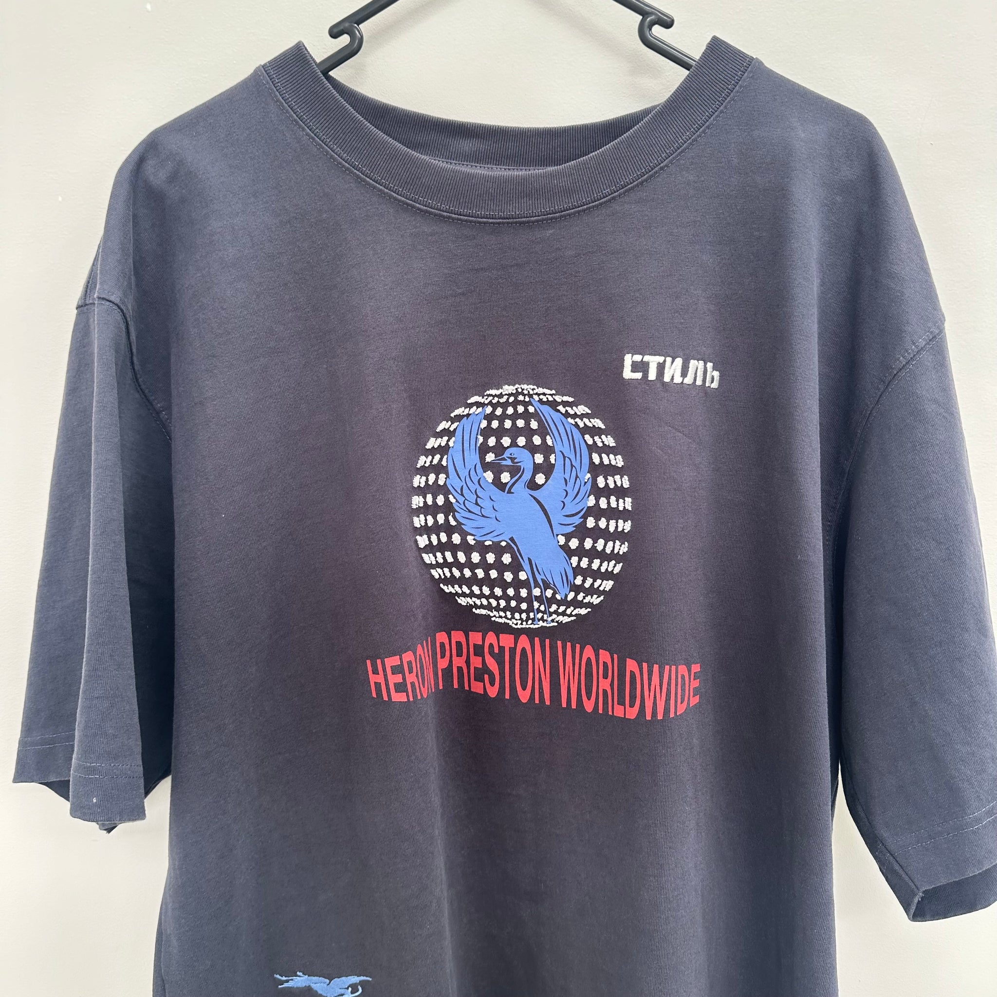 Heron Preston HP Worldwide Logo Tshirt (Size M)