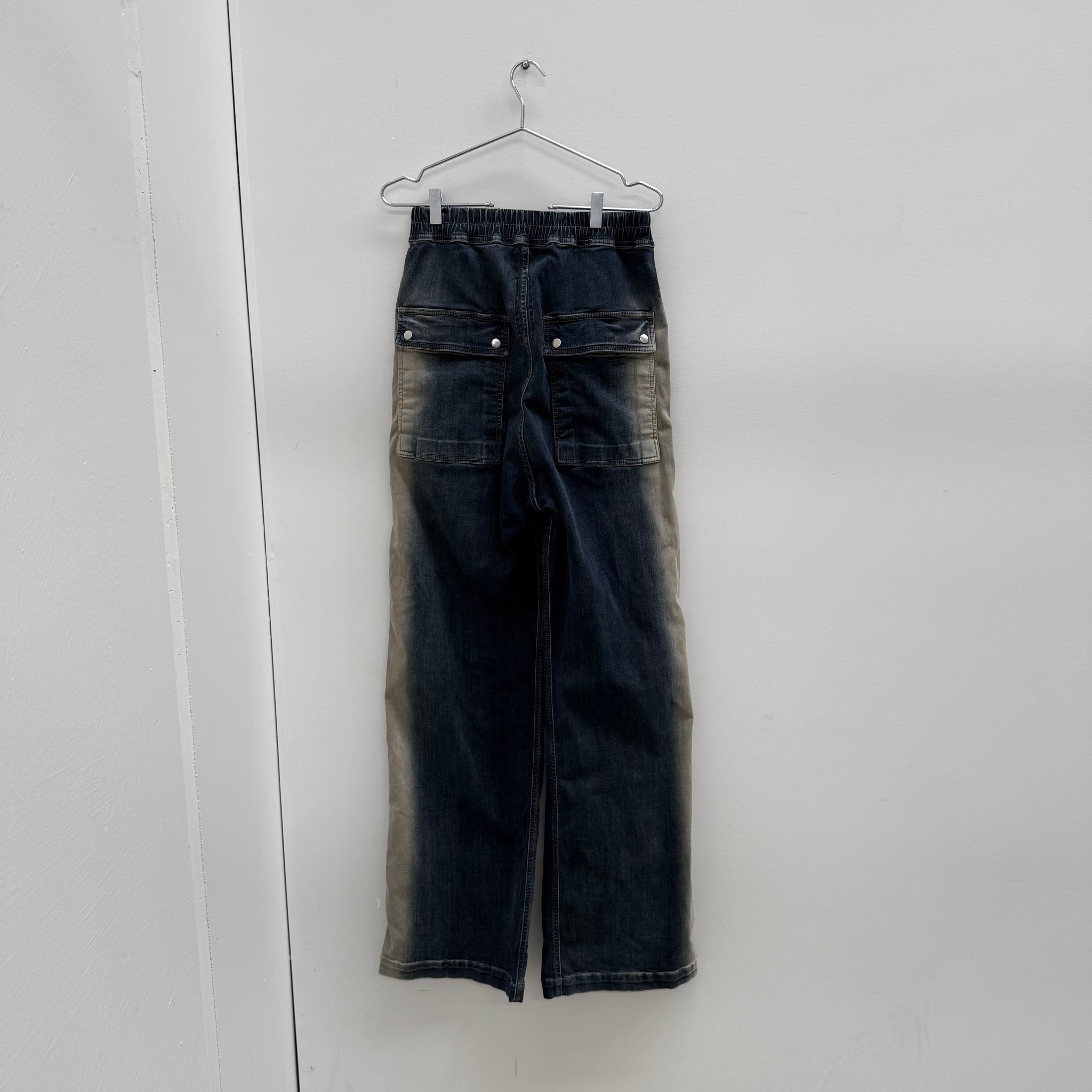 Rick Owens DRKSHDW Geth Belas Wide Denim Pant (Size S)