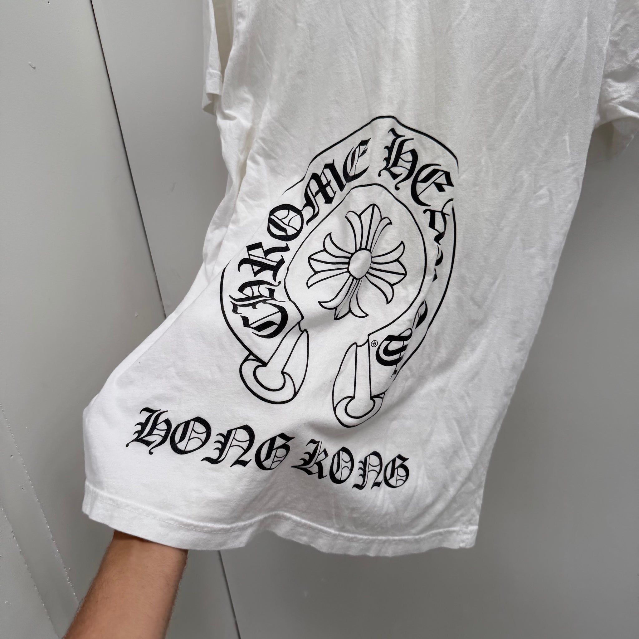 Chrome Hearts Hong Kong White T-shirt (Size XL)