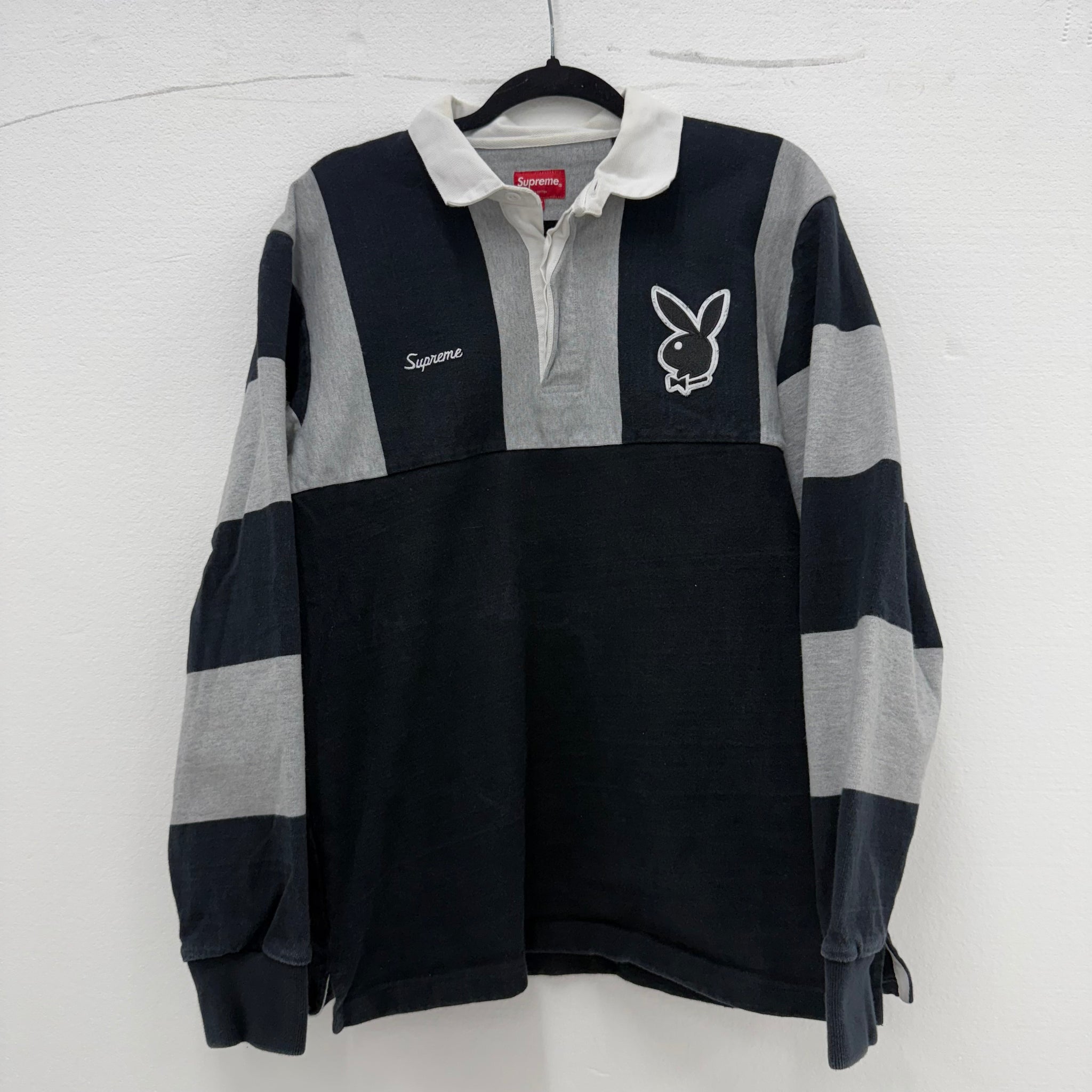 Supreme Playboy Rugby Polo Black FW17 Size L