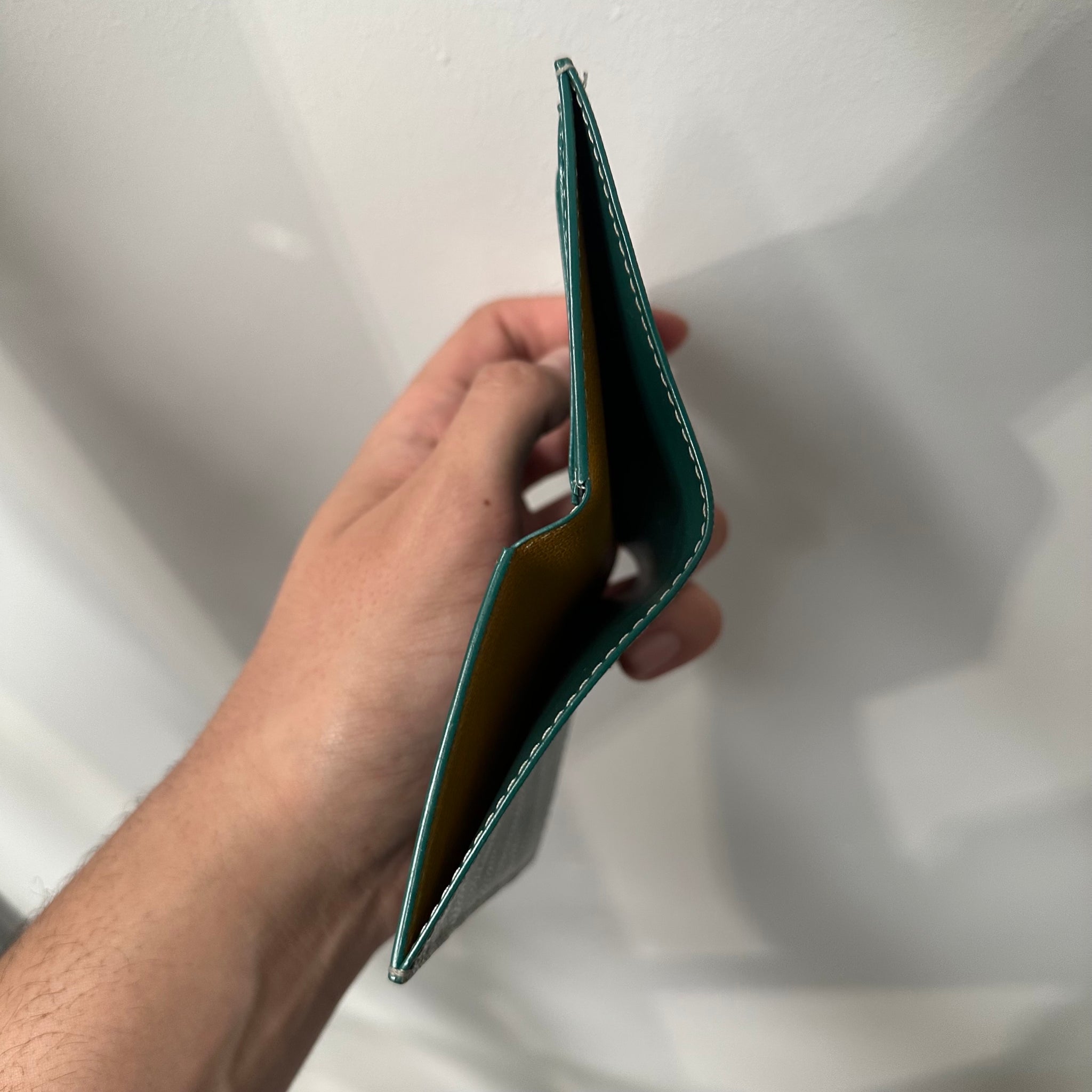 Goyard Saint Pierre Card Holder Green