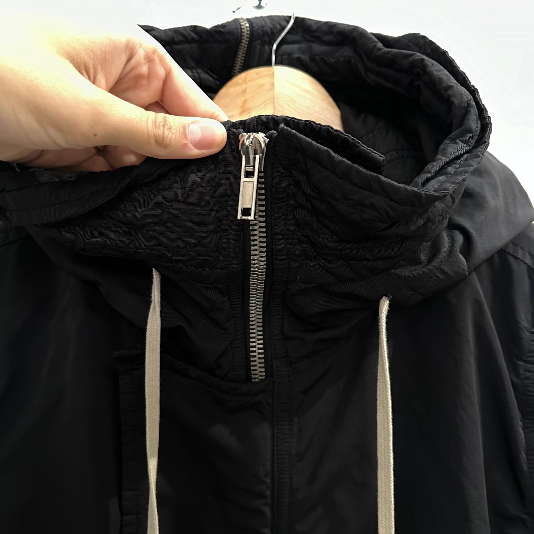 Rick Owens DRKSHDW Black Exploder Bomber Jacket (Size L)