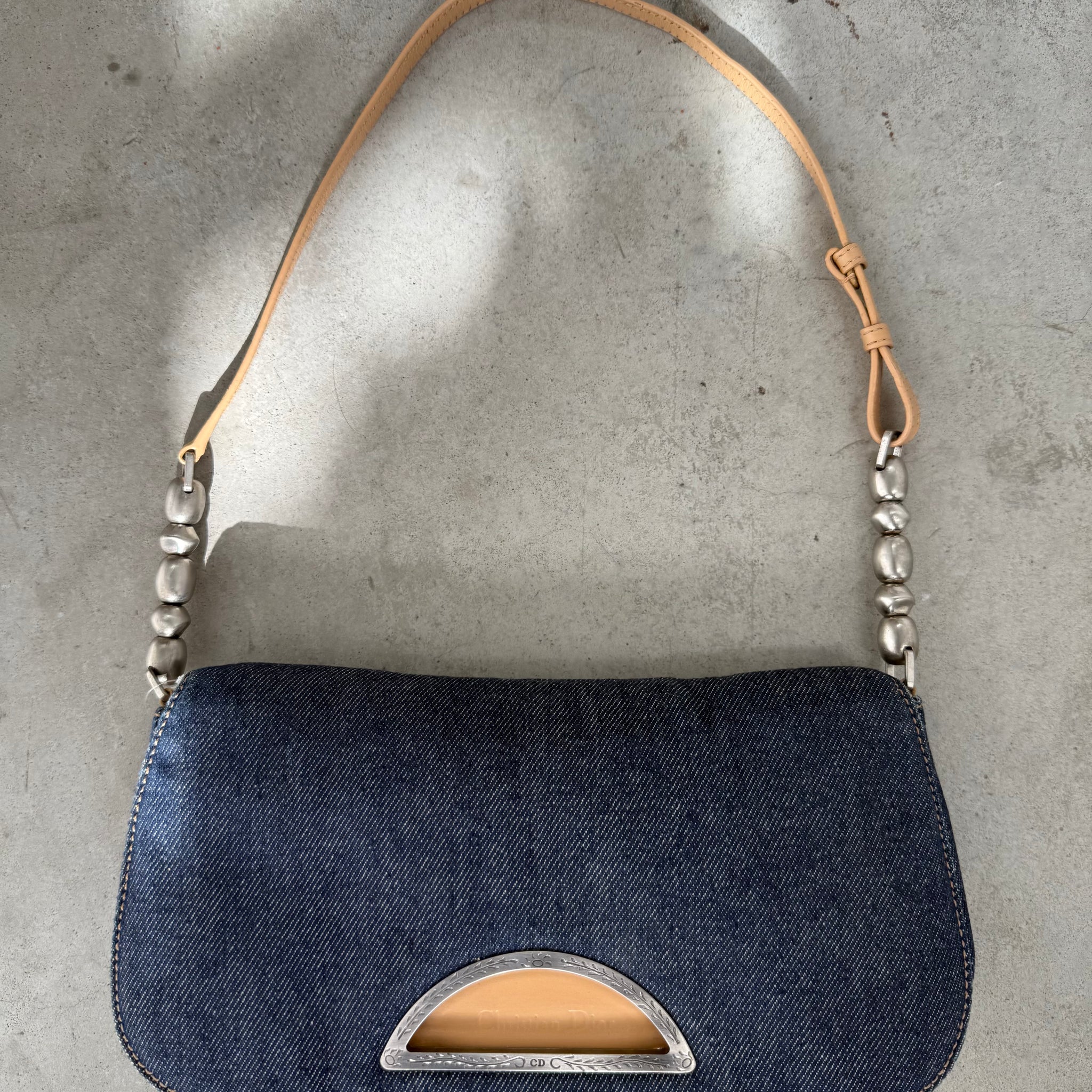 Dior Malice Denim Shoulder Bag