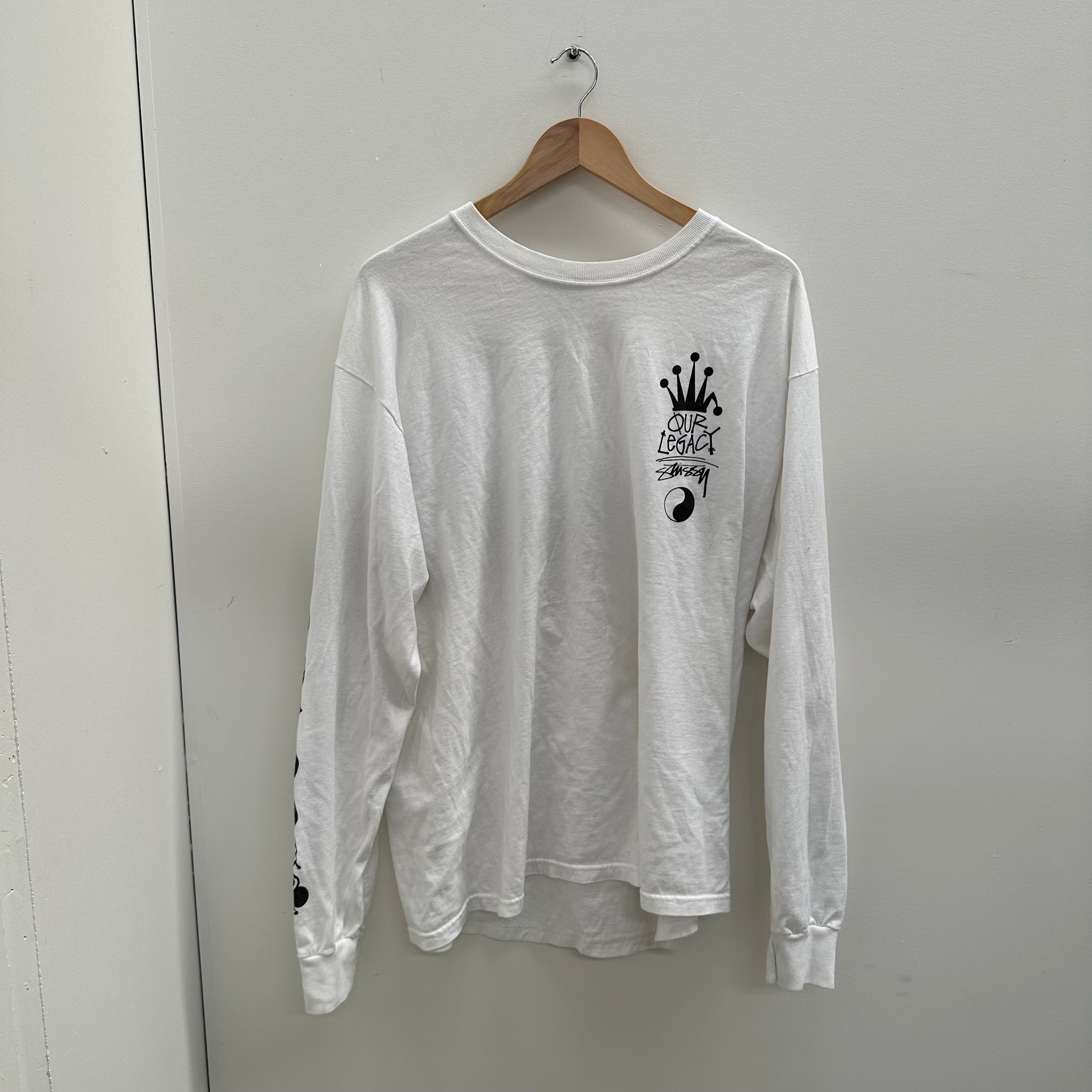 Our Legacy Stussy Logo Long Sleeve (Size XL)