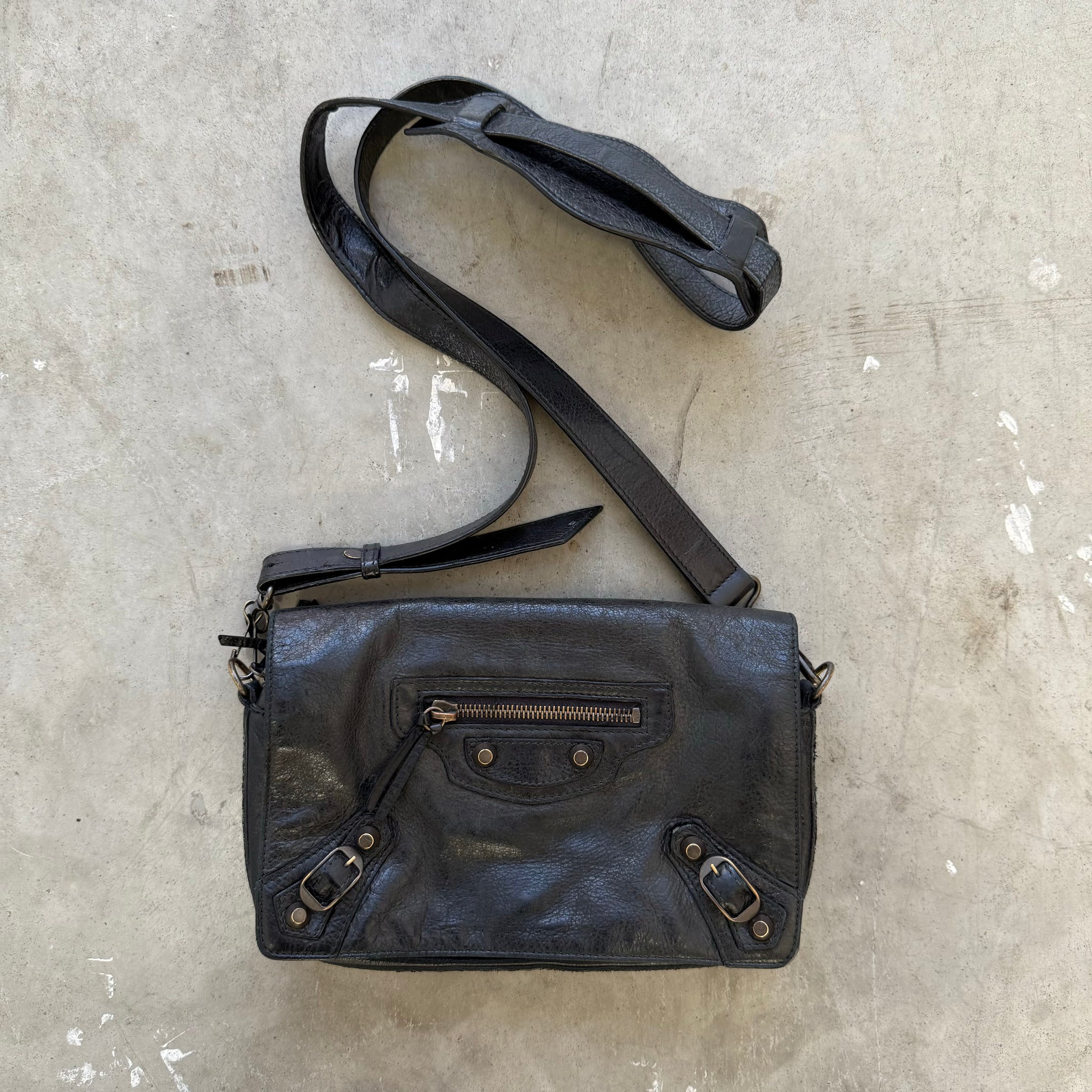 Balenciaga Agneau Classic Hardware Tool Kit Crossbody