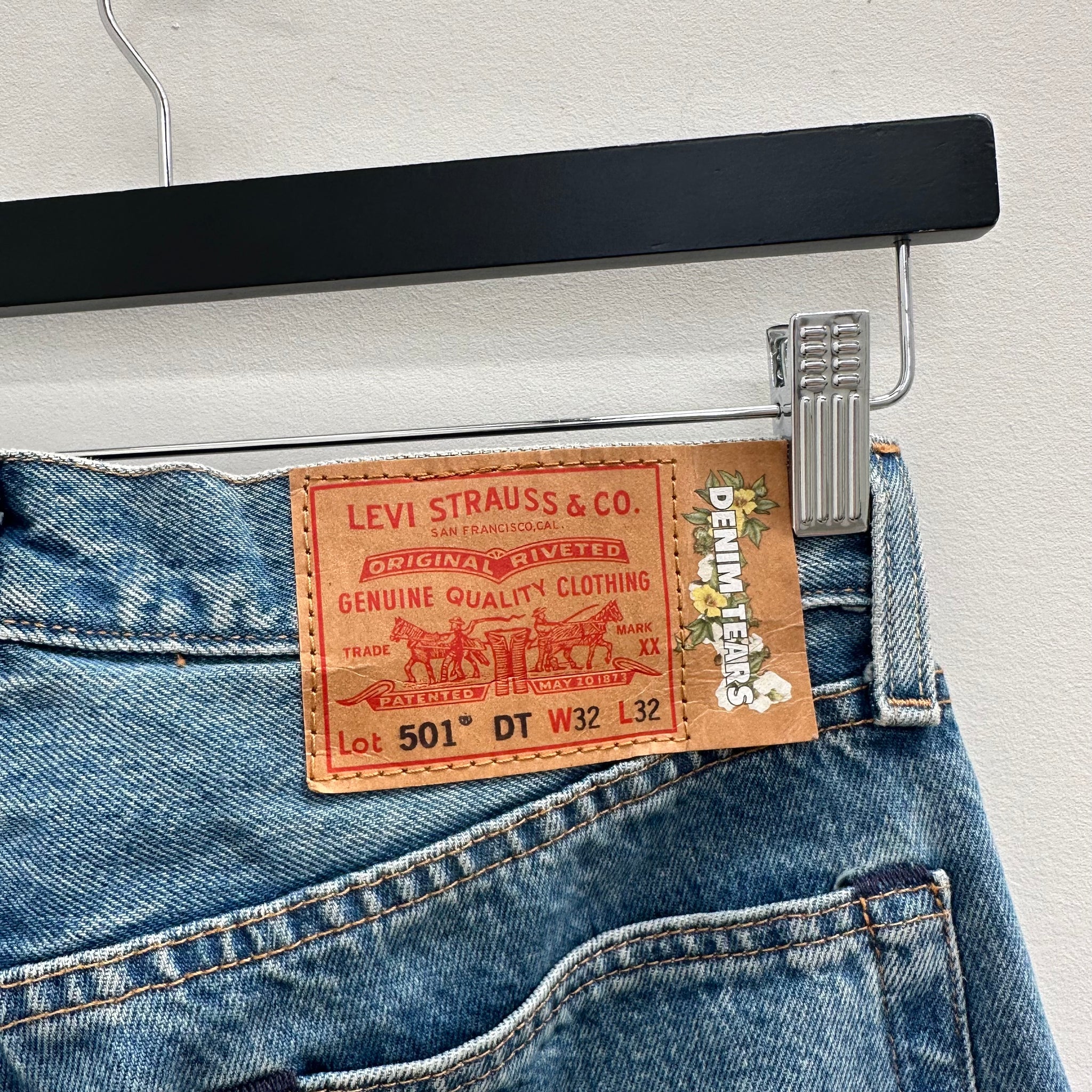 Denim Tears Levi's Cotton Wreath Jeans 32 X 32