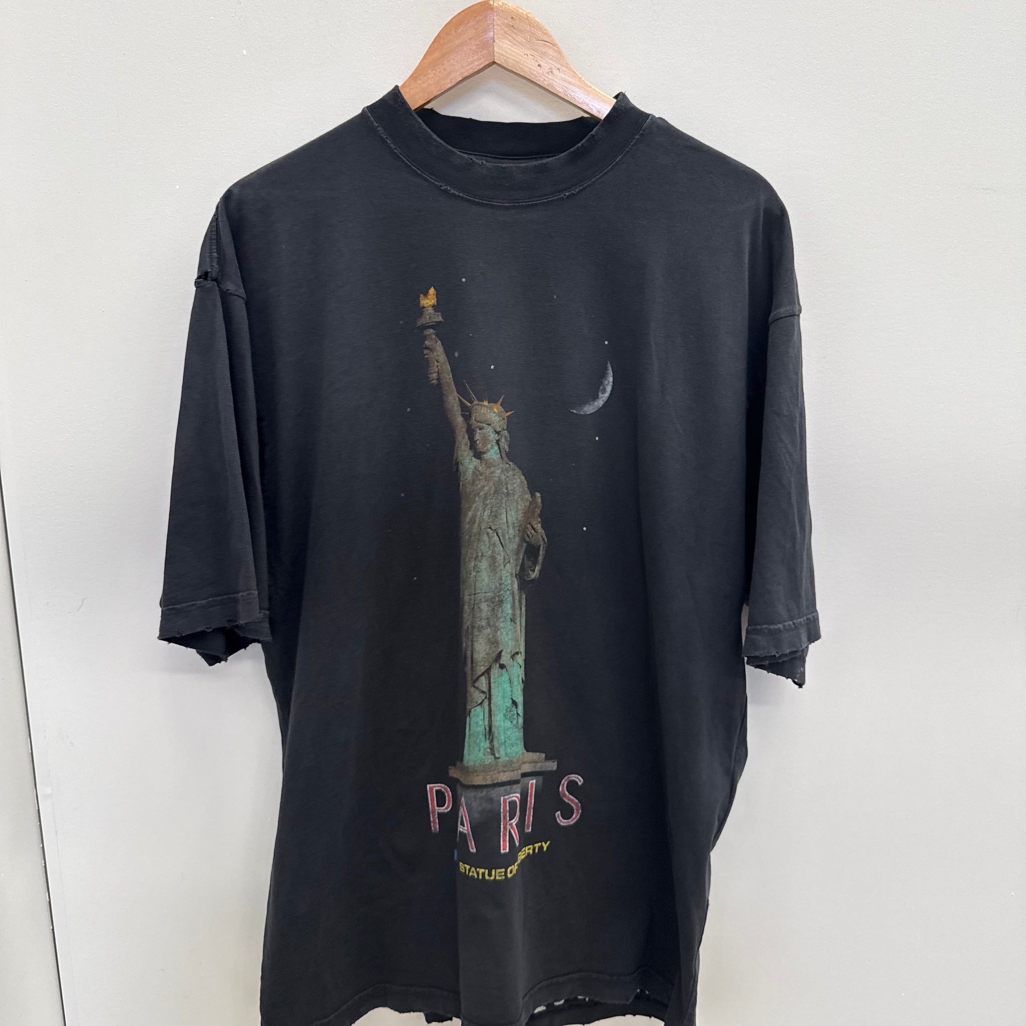 Balenciaga Paris Liberty Logo T Shirt (fits L-XL)