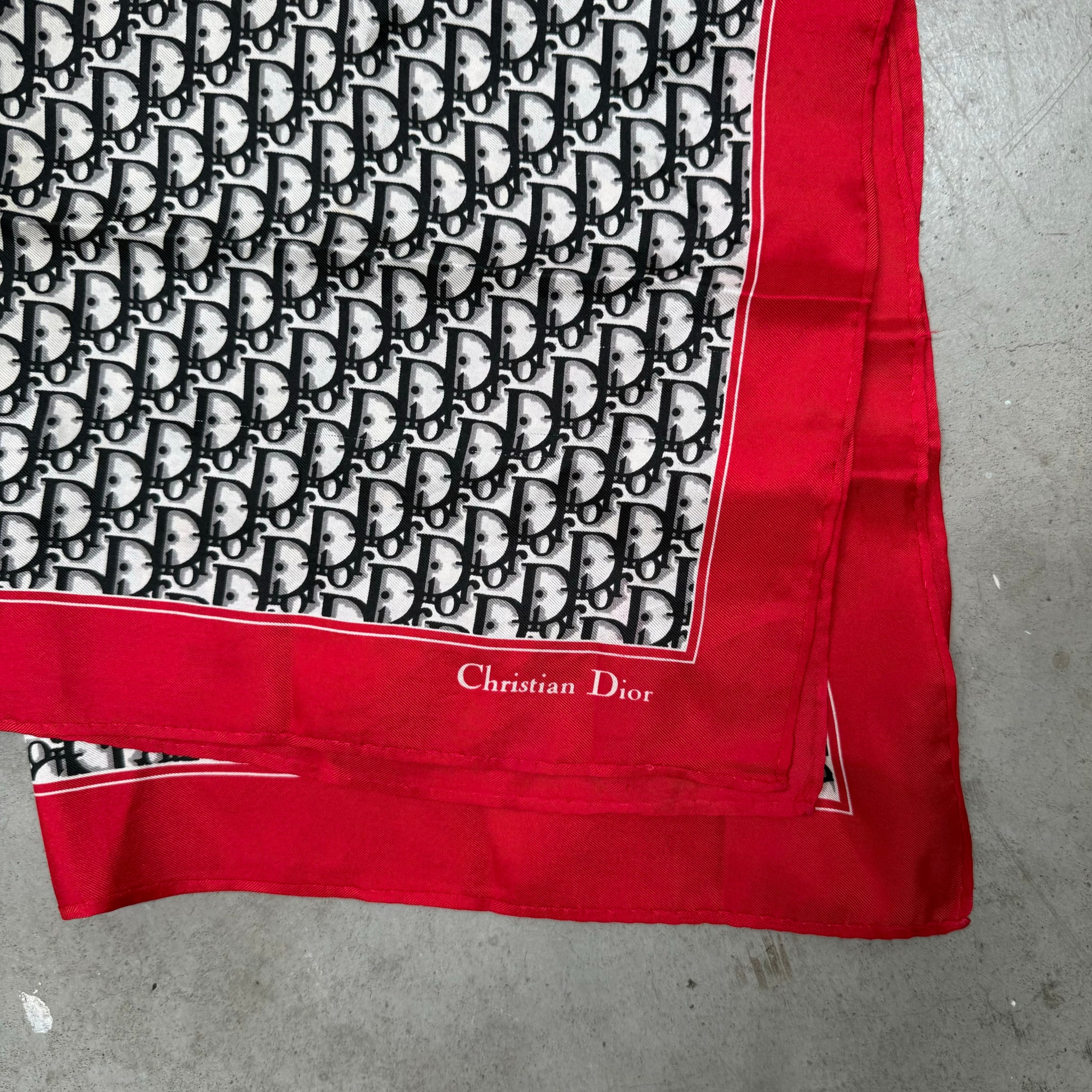 Christian Dior Scarf Black/Red
