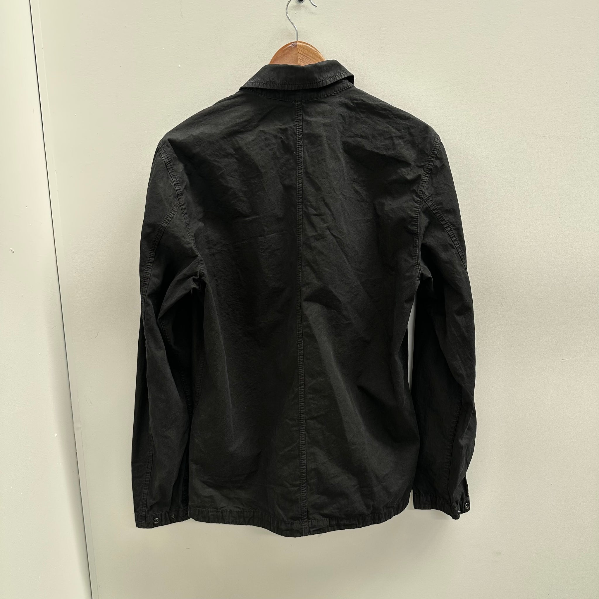 Stone Island Garment Dyed Overshirt Black (Size M)
