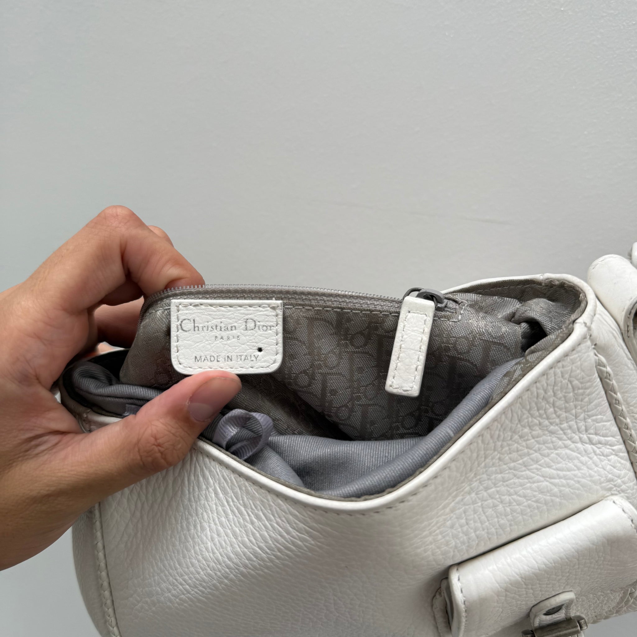 Dior Gaucho Leather Saddle Bag