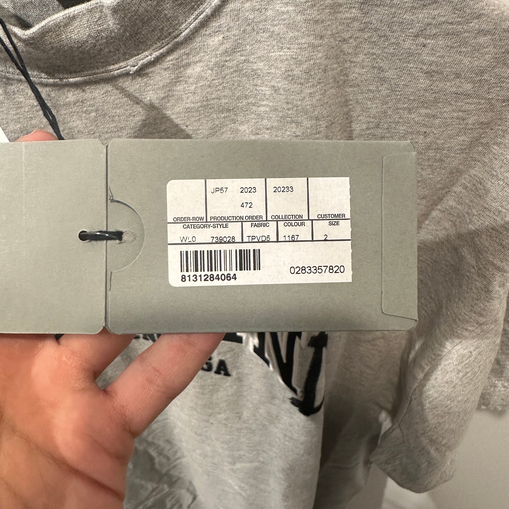 Balenciaga Be Kind Grey T Shirt (Size 2)