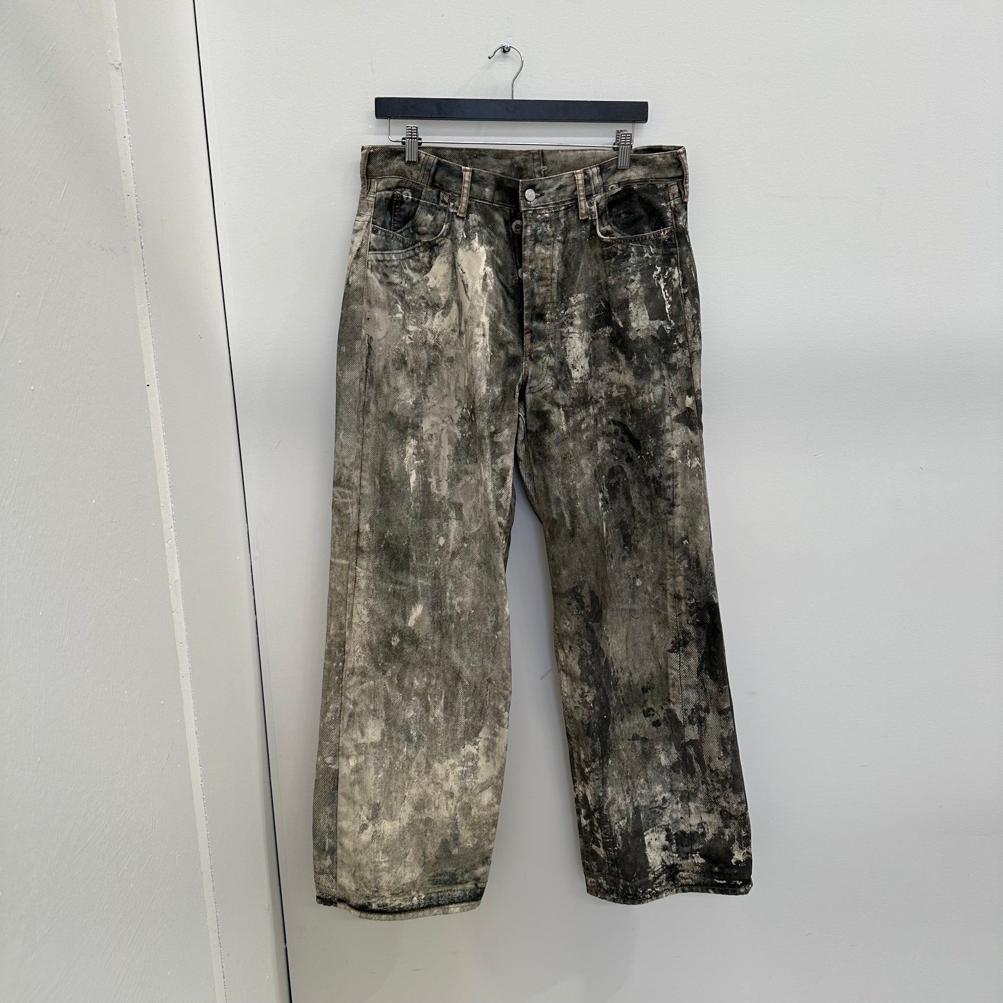 Acne Studios Loose Fit Trousers 1981M Cold Grey