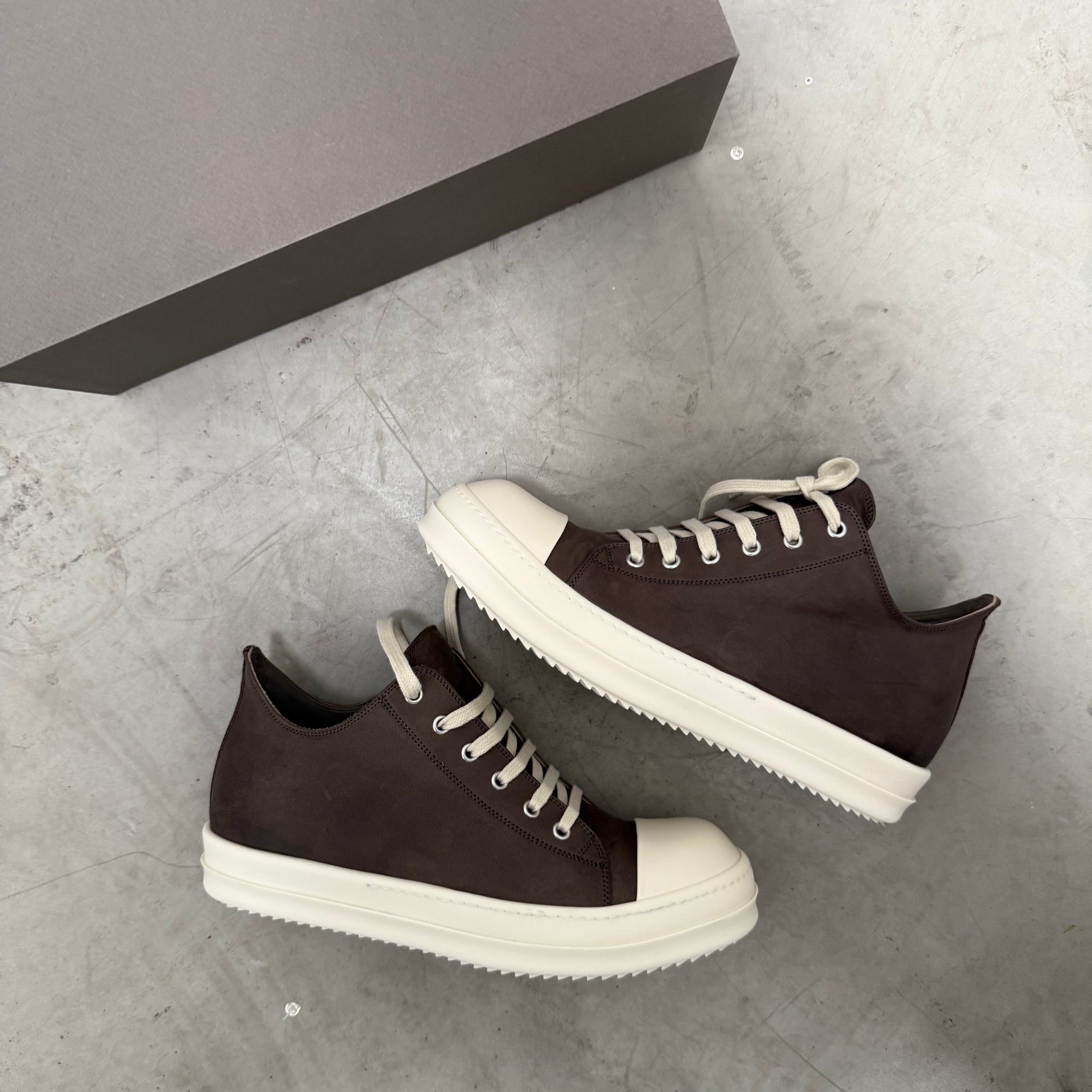 Rick Owens Ramone EDFU Low Brown (Size 42/ US9)