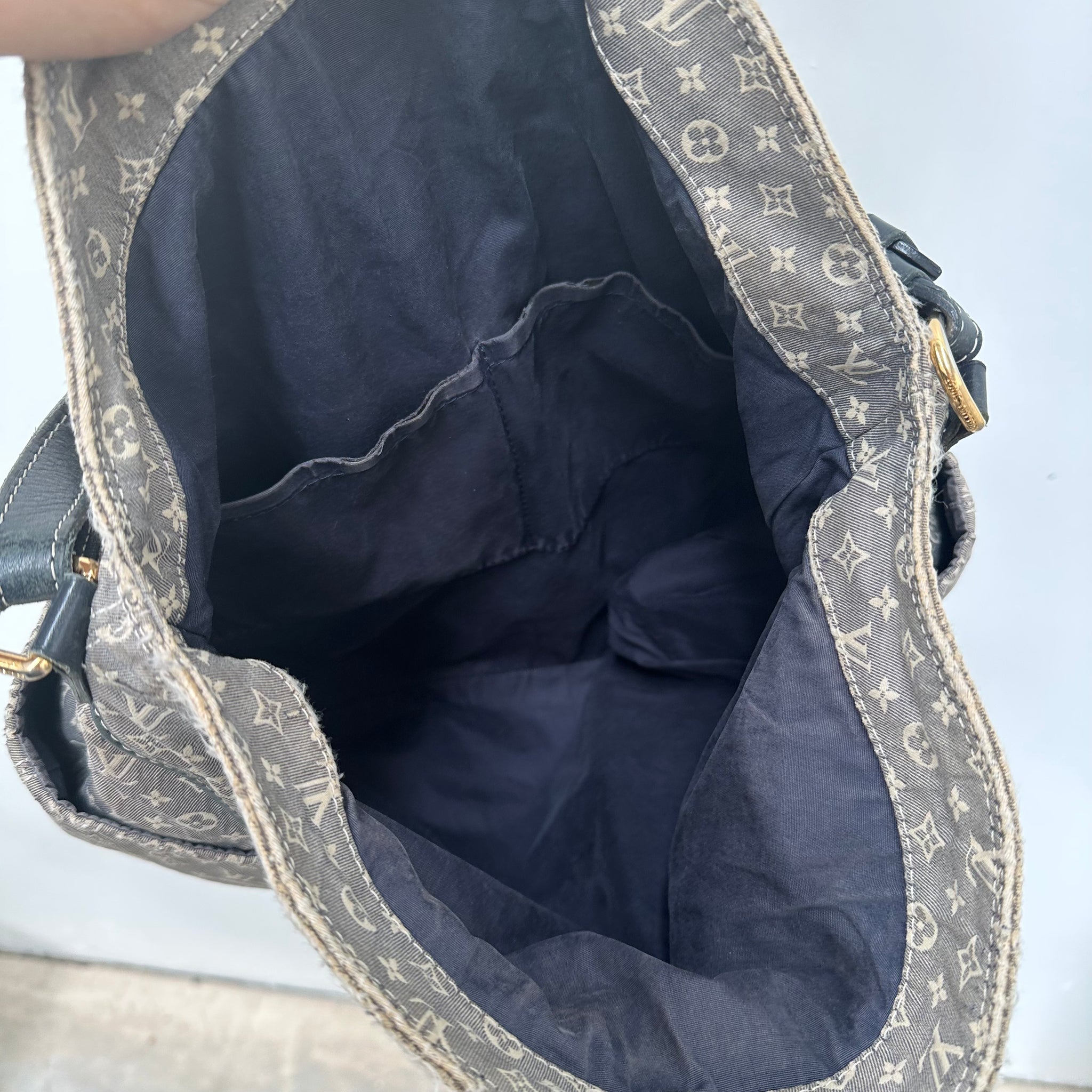 Louis Vuitton Denim Romance Idylle Shoulder Bag Navy