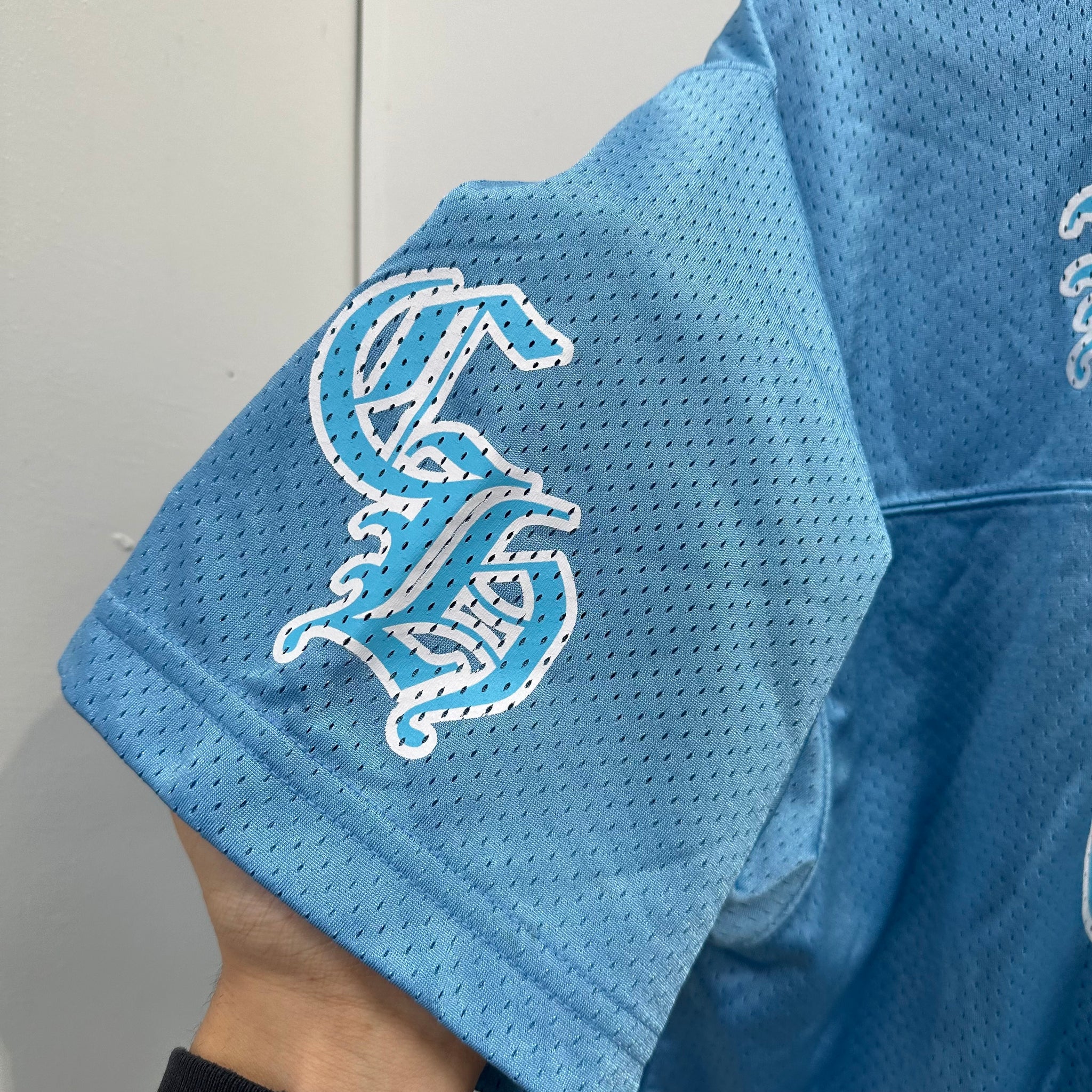 Chrome Hearts Stadium Mesh Blue Tshirt Jersey (Size M)