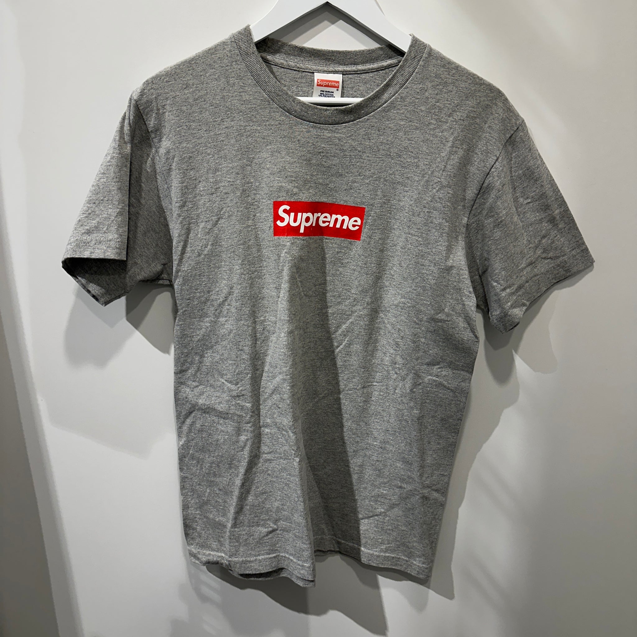 Supreme 20th Anniversary Box Logo Grey T Shirt (Size M)