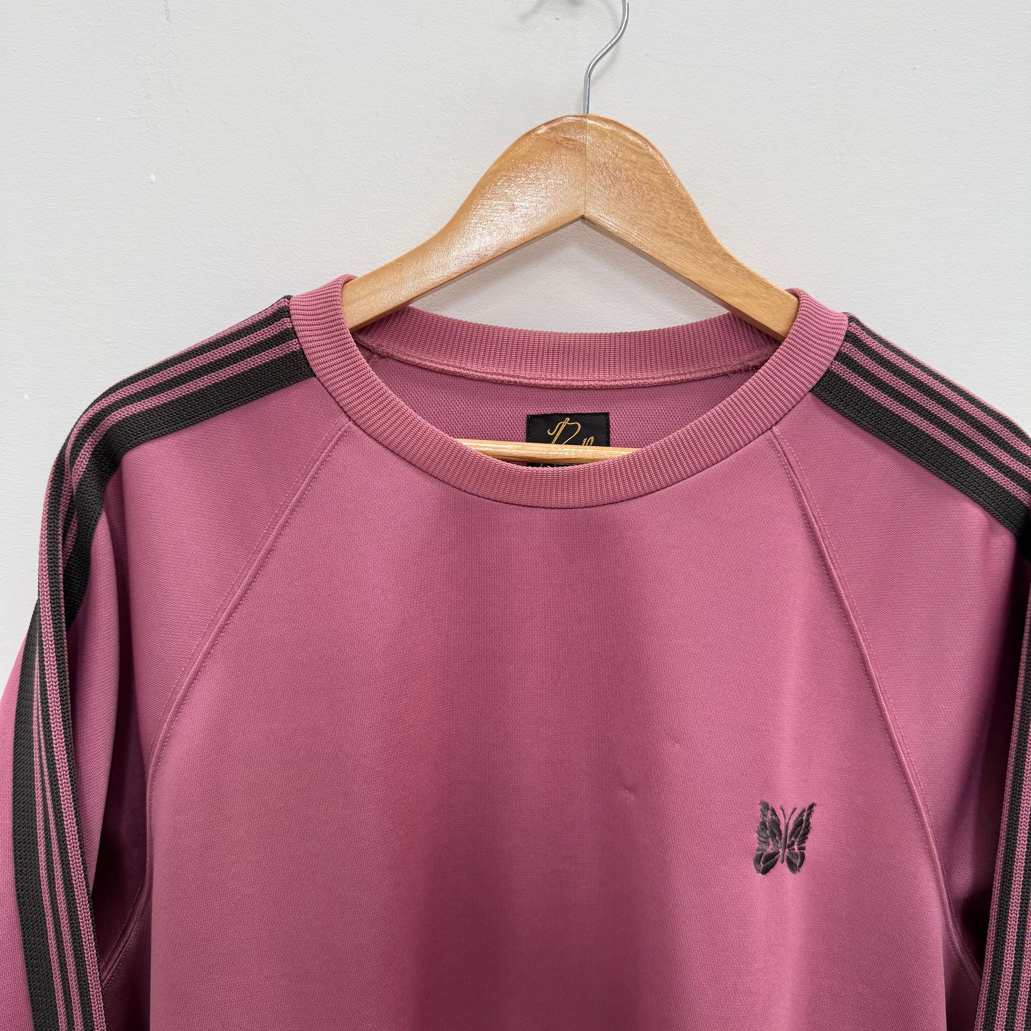 Needles Pink Logo Crewneck (Size M)