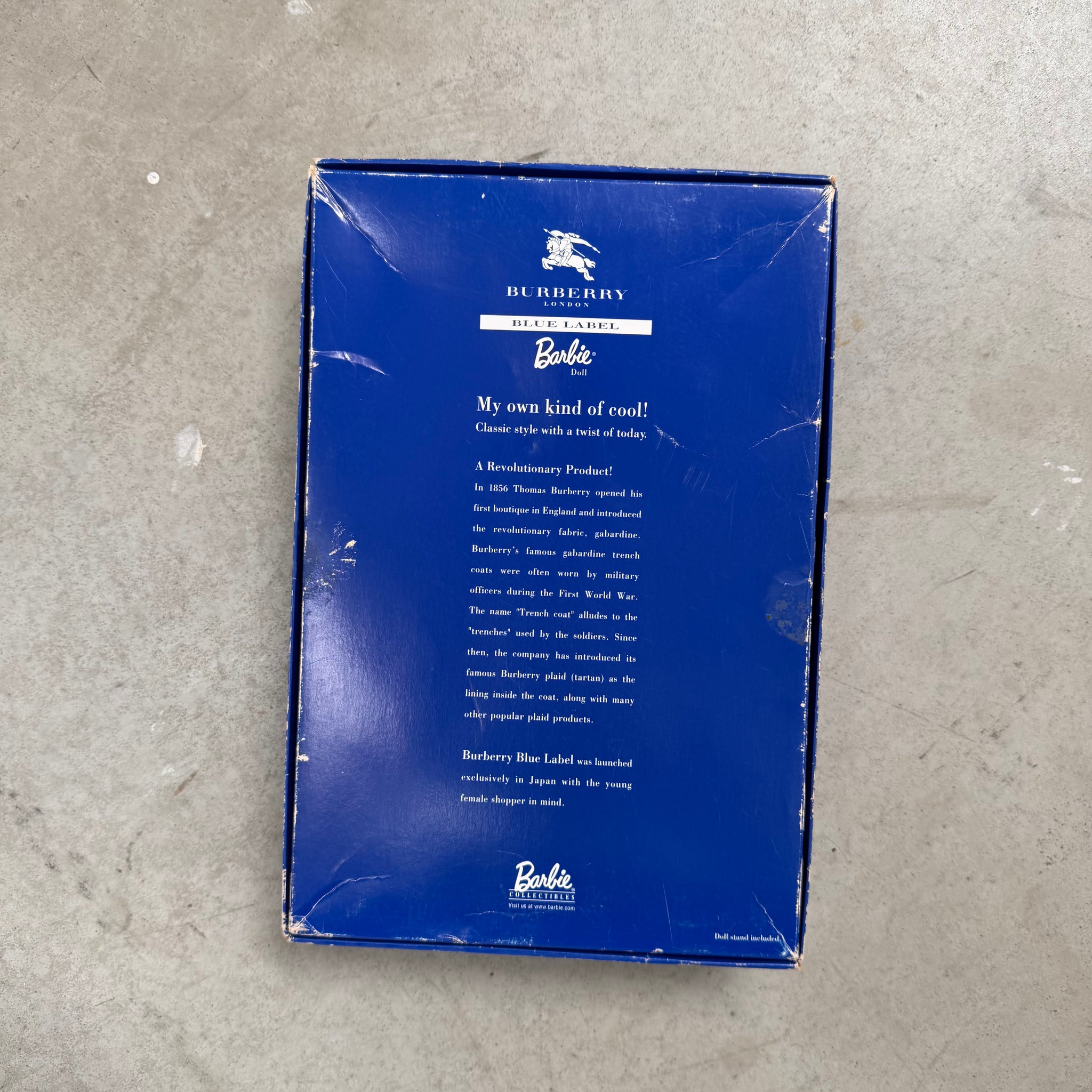 Barbie Burberry Limited Edition Blue Label Figure