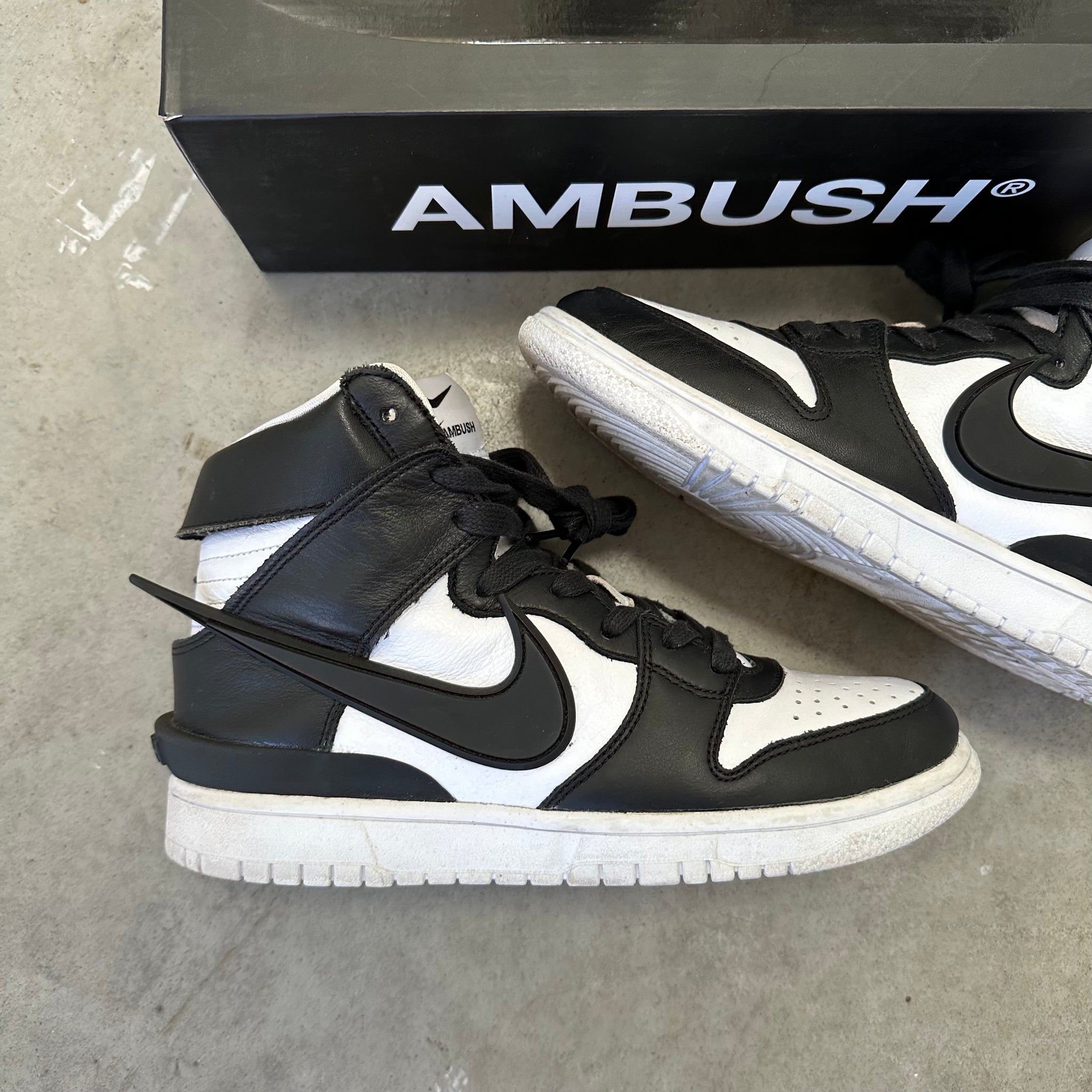 Nike Ambush x Dunk High Black White (US7)