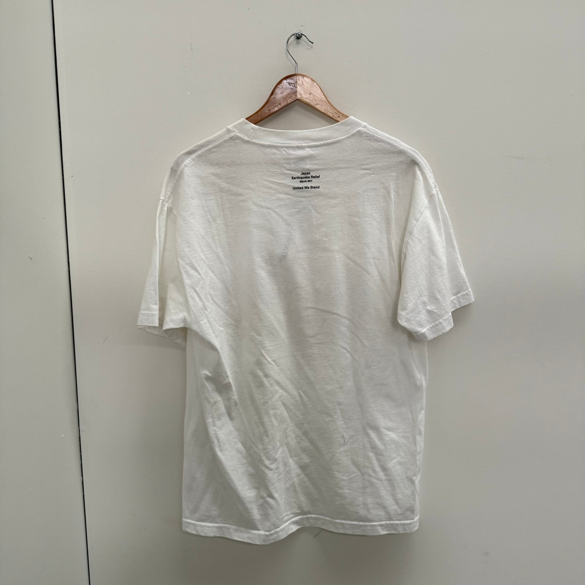 Supreme Japan Box Logo T Shirt White (Size L)