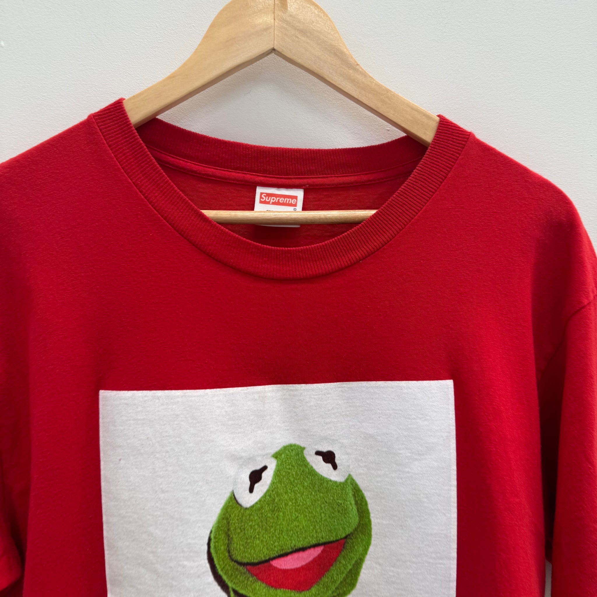Supreme Kermit The Frog Photo Tee Red (Size L)