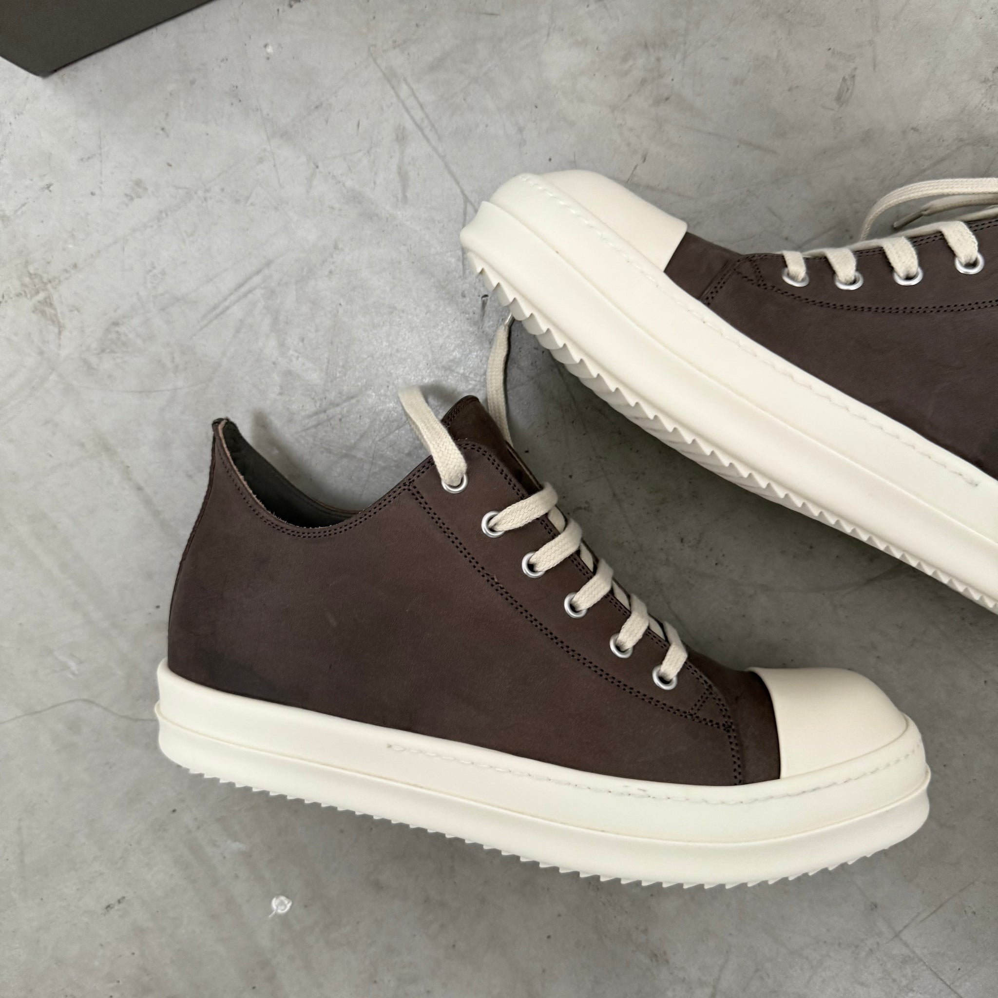 Rick Owens Ramone EDFU Low Brown (Size 42/ US9)