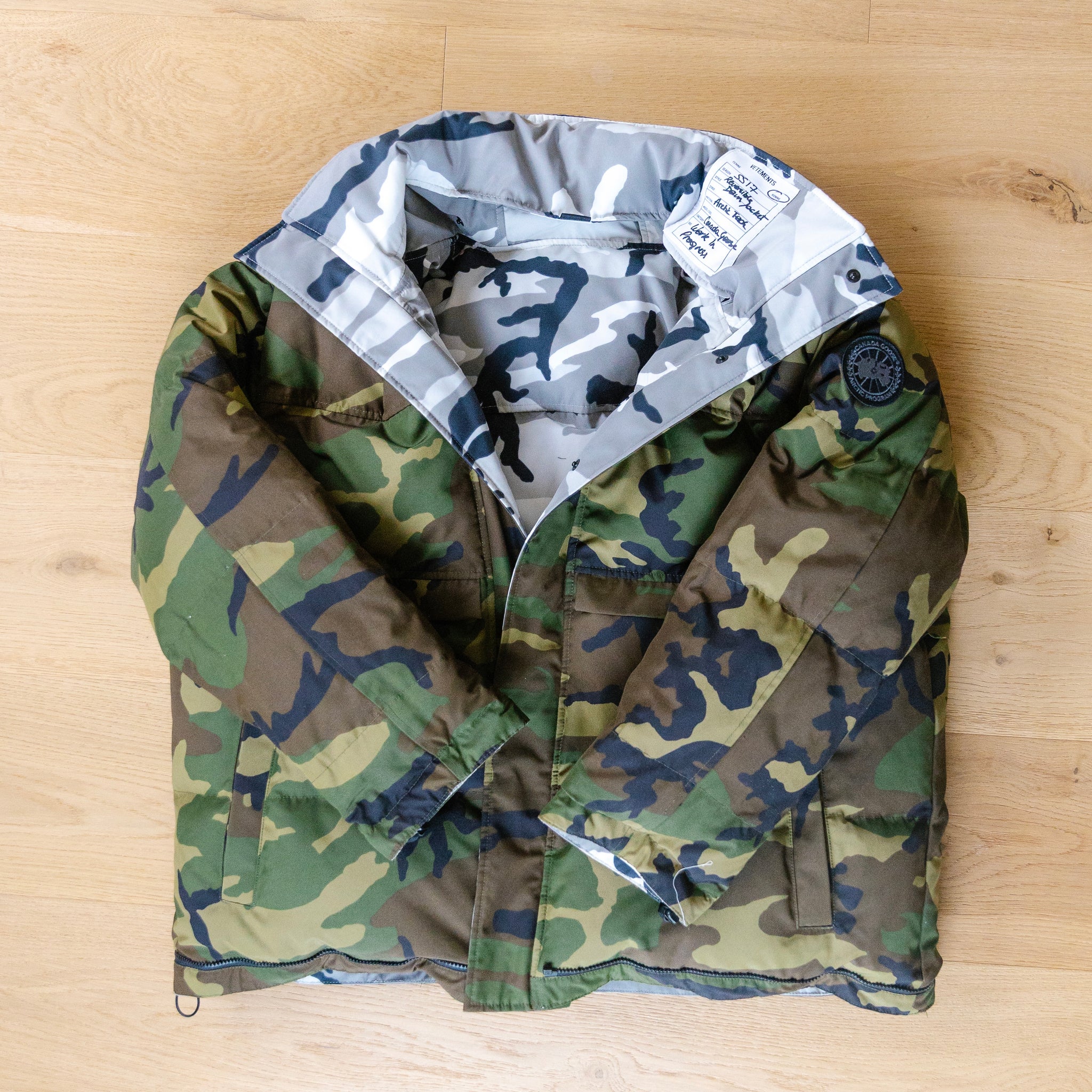 Vetements x Canada Goose SS17 Reversible Camo Jacket (One Size)