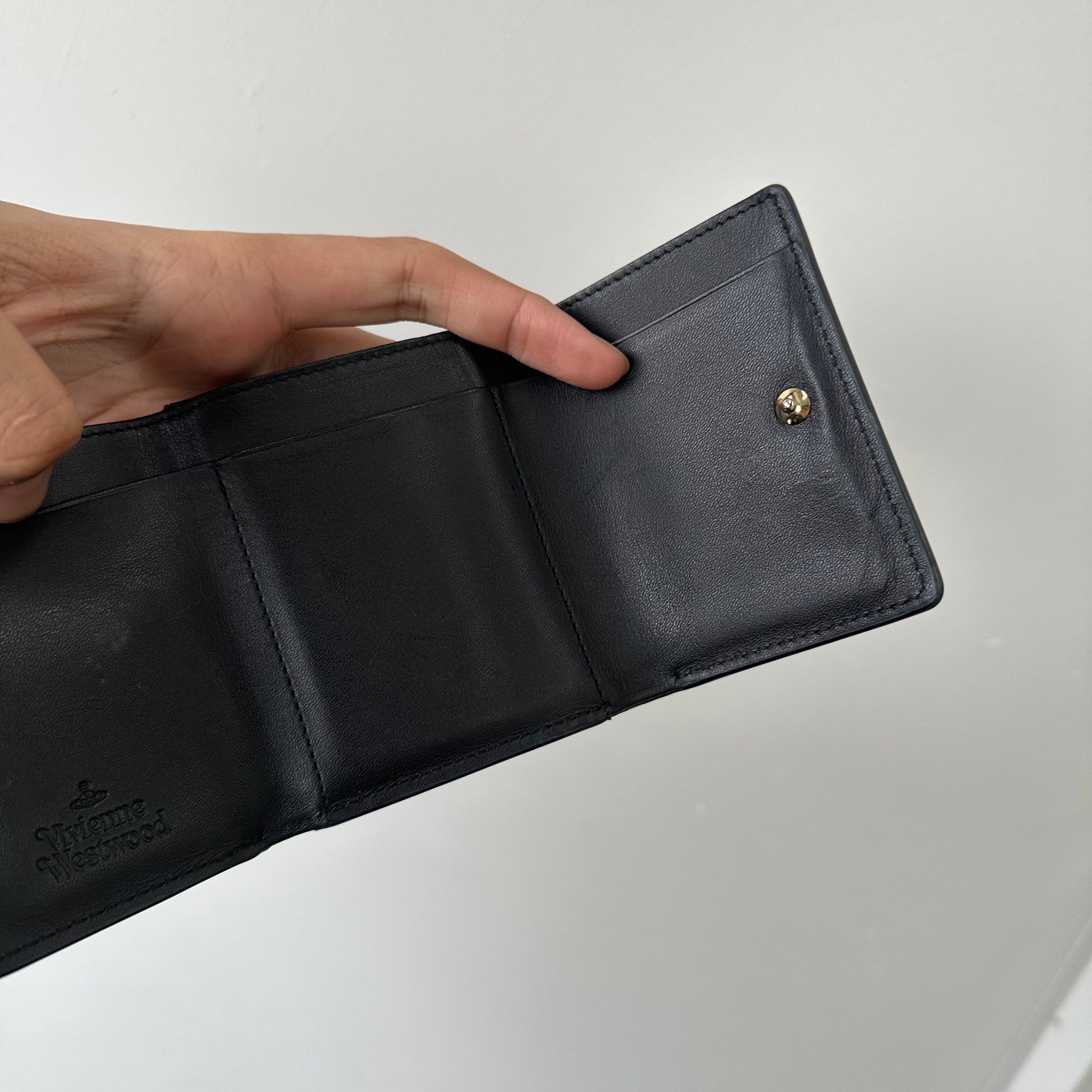 Vivienne Westwood Patent Leather Logo Orb Wallet