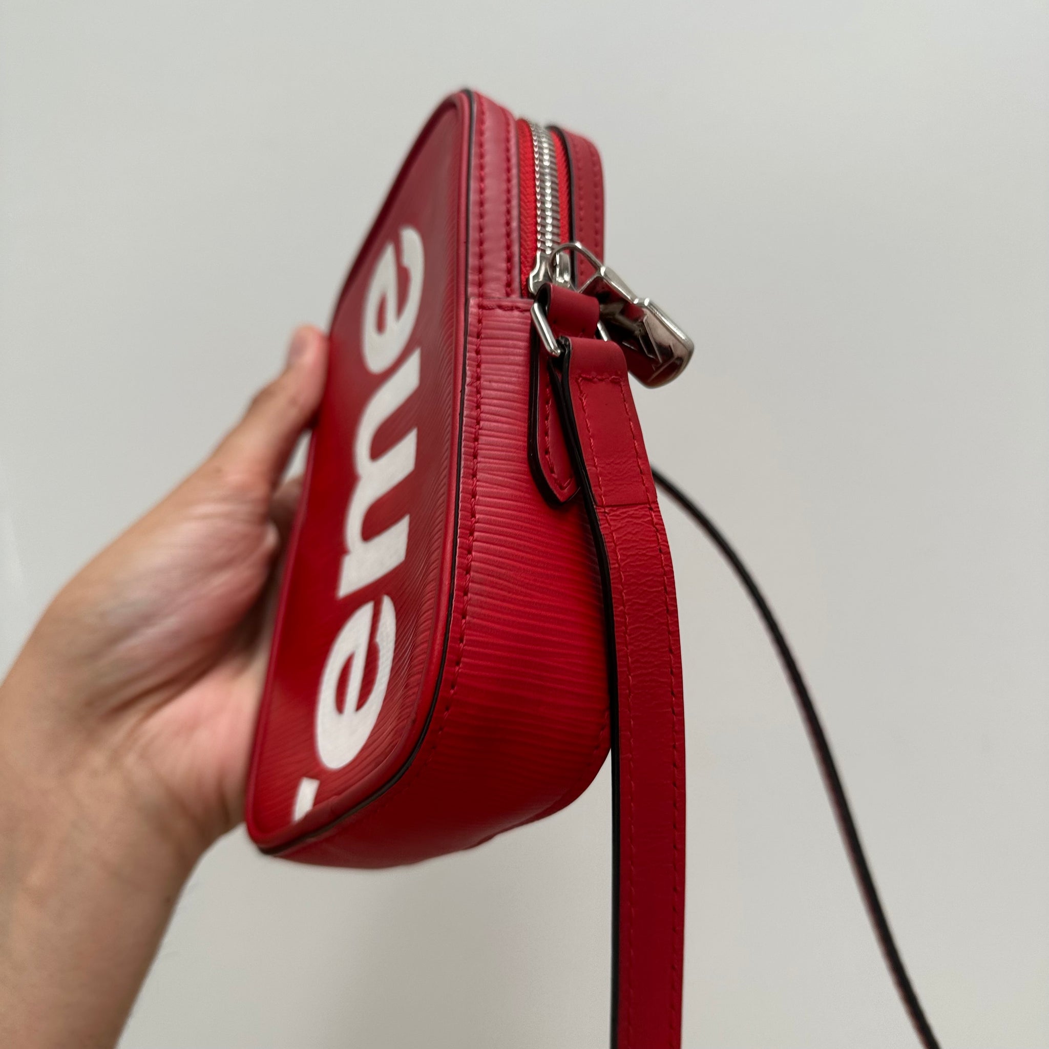 Louis Vuitton x Supreme Danube Bag Epi PPM Red