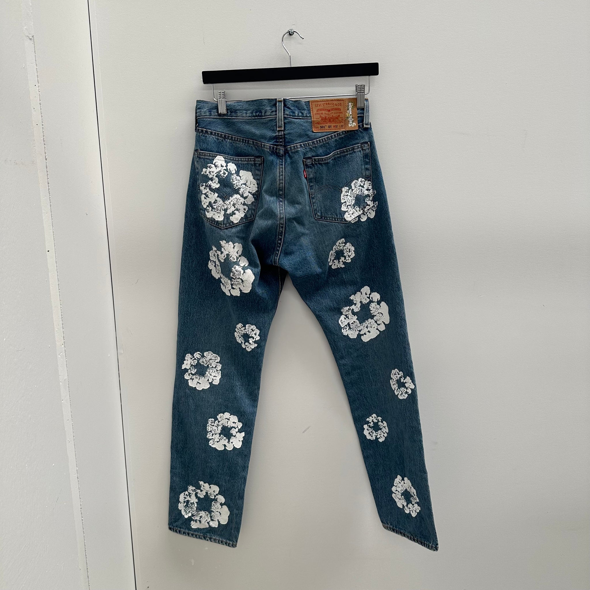 Denim Tears Levi's Cotton Wreath Jeans 32 X 32