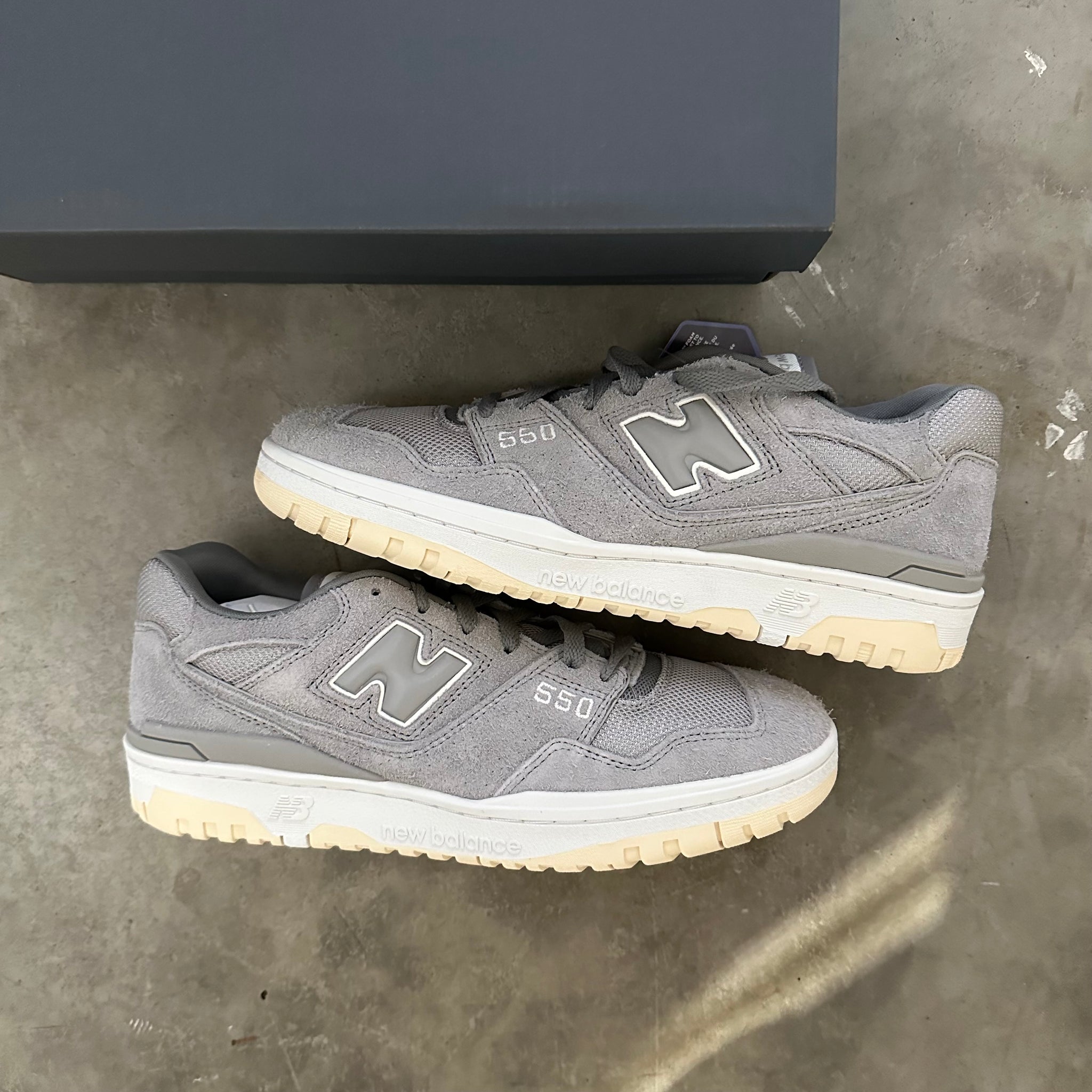 New Balance 550 Suede Slate Grey US11