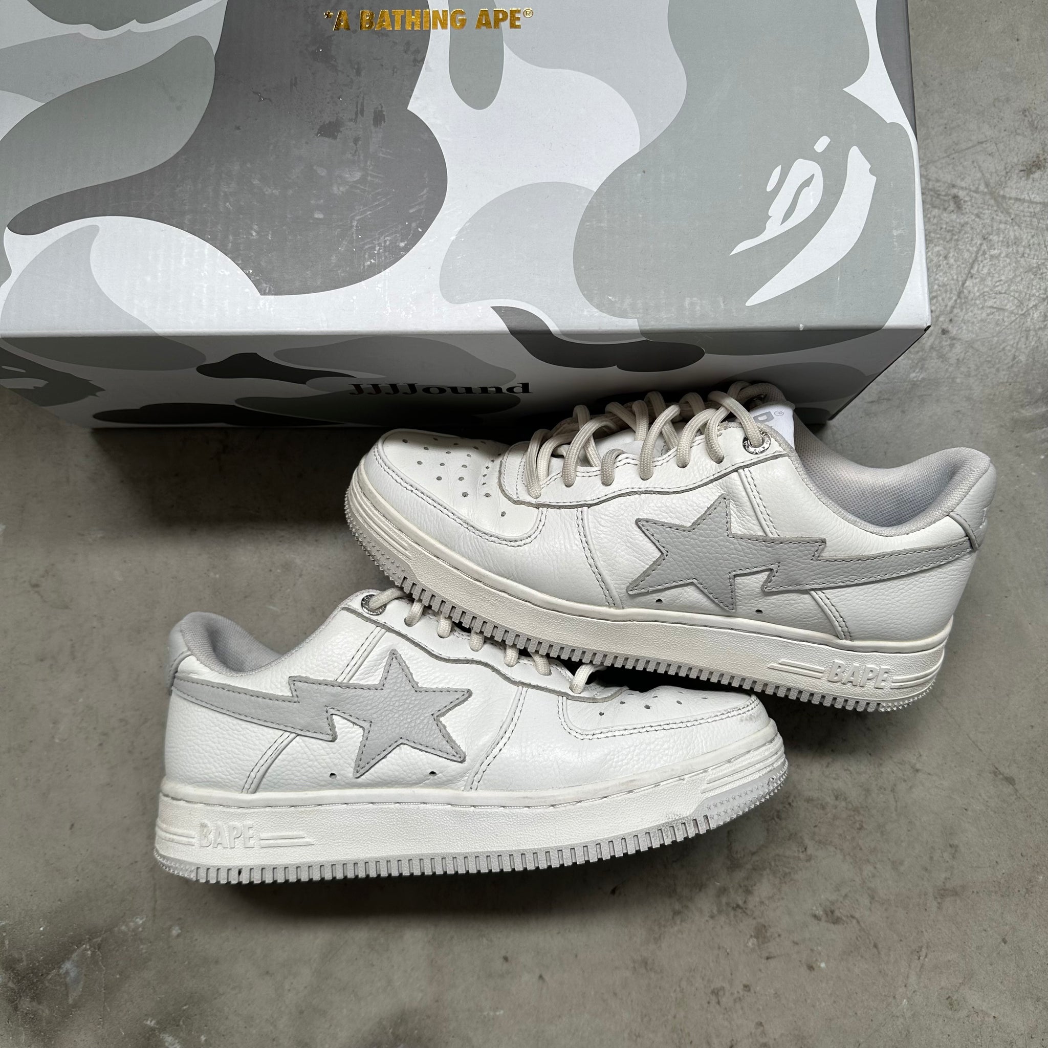 JJJJound x Bapesta 'White' US5
