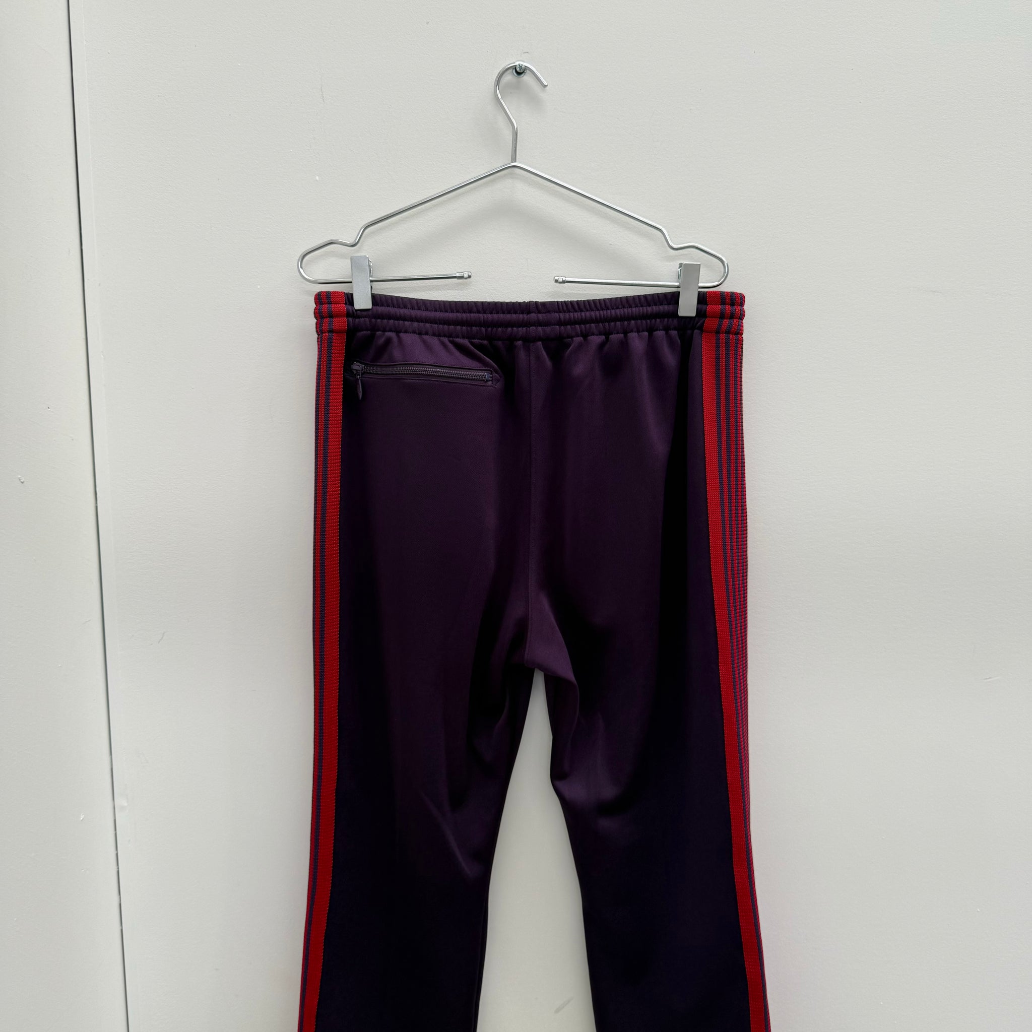 Needles Track Pant Poly Smooth Purple/Red (Size M)