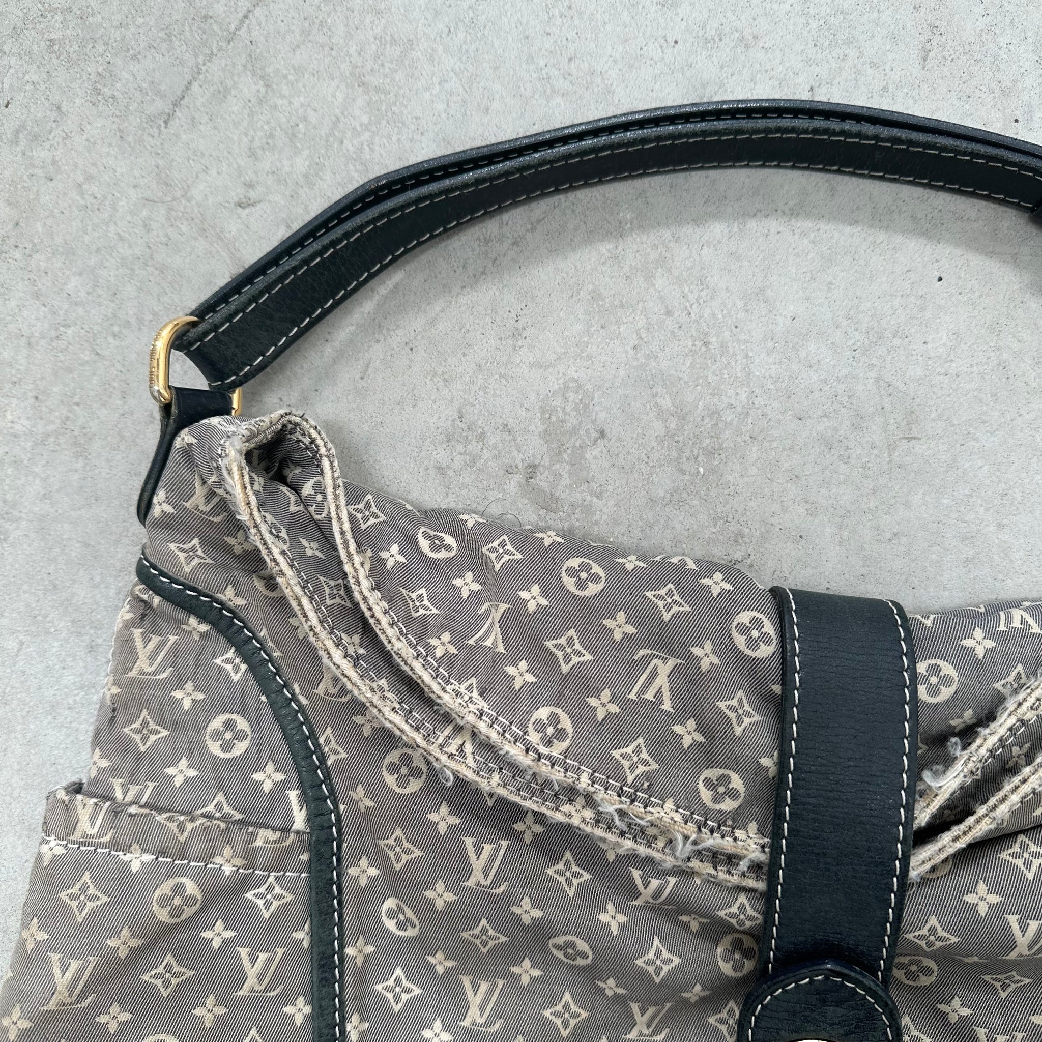 Louis Vuitton Denim Romance Idylle Shoulder Bag Navy