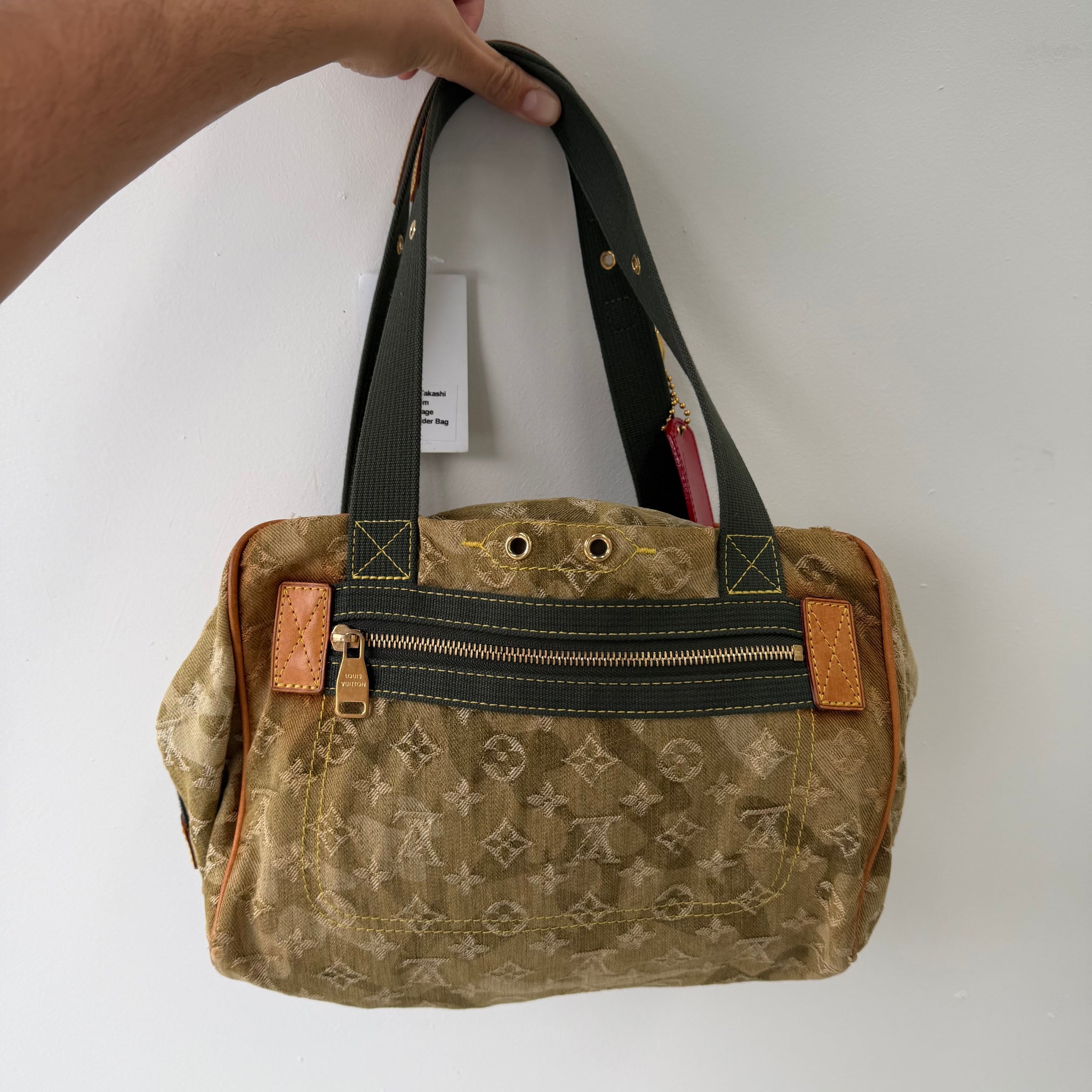 Louis Vuitton Takashi Murakami Denim Monogramouflage Jasmine Shoulder Bag