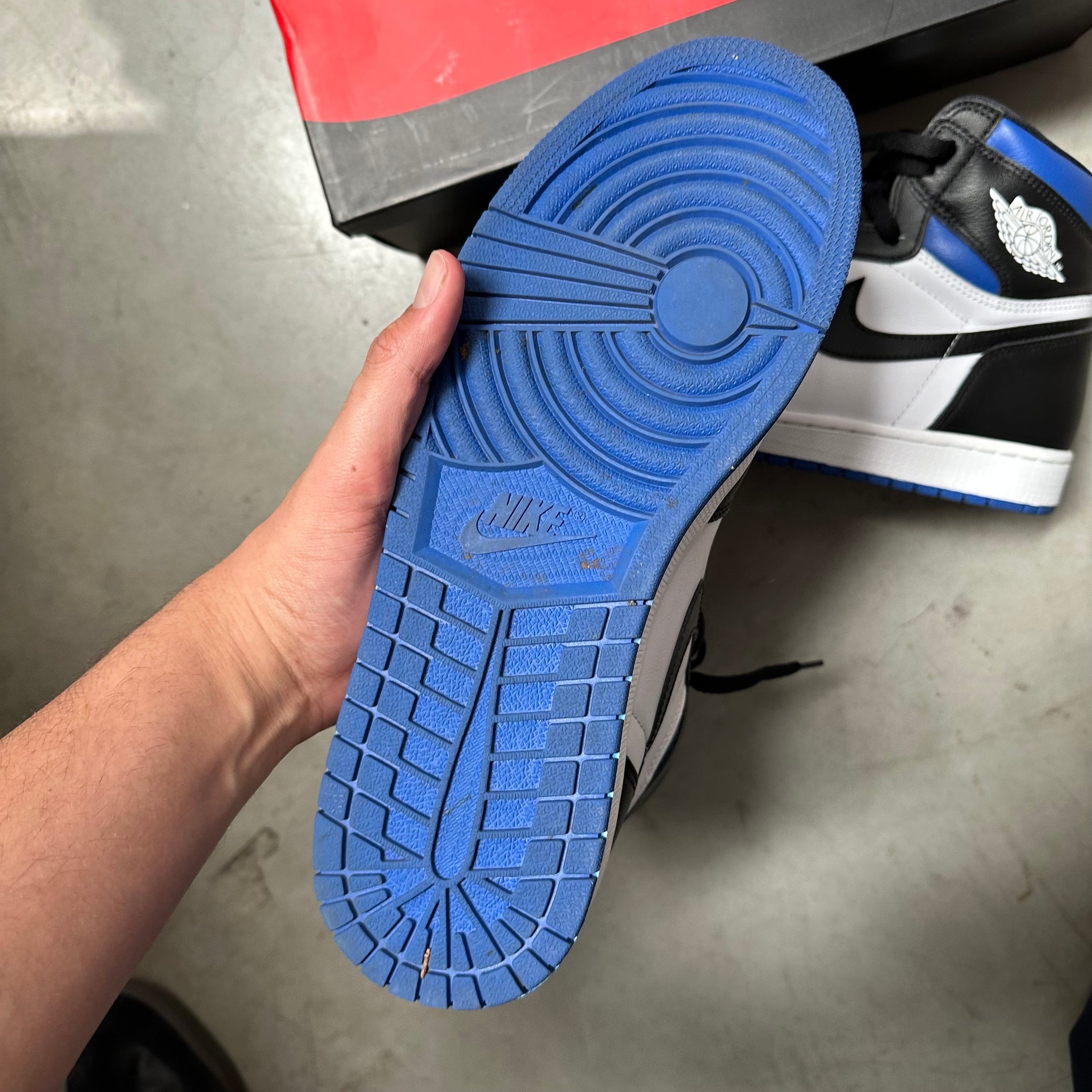 Nike Jordan 1 Retro Royal Toe US13