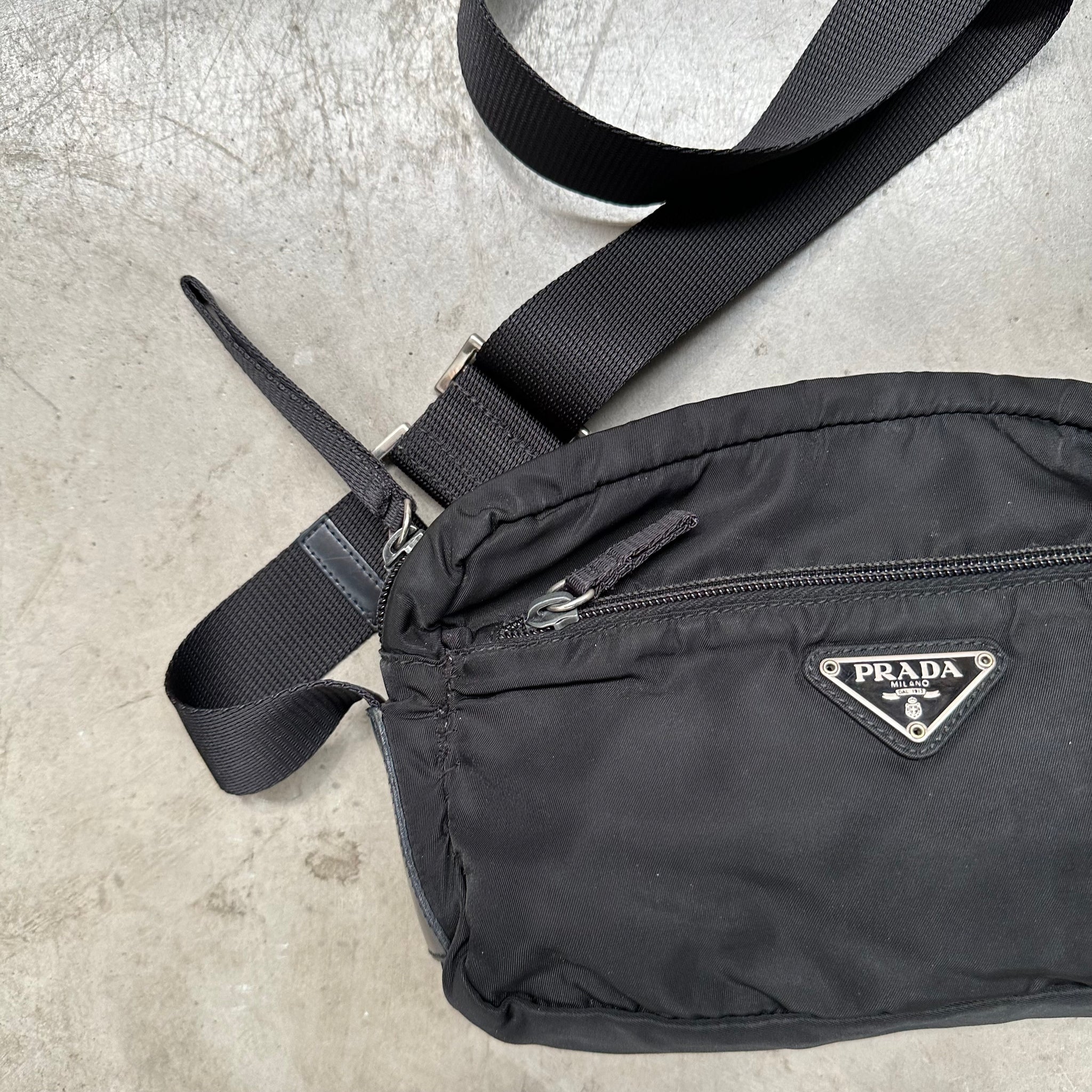 Prada Black Messenger / Crossbody Bag