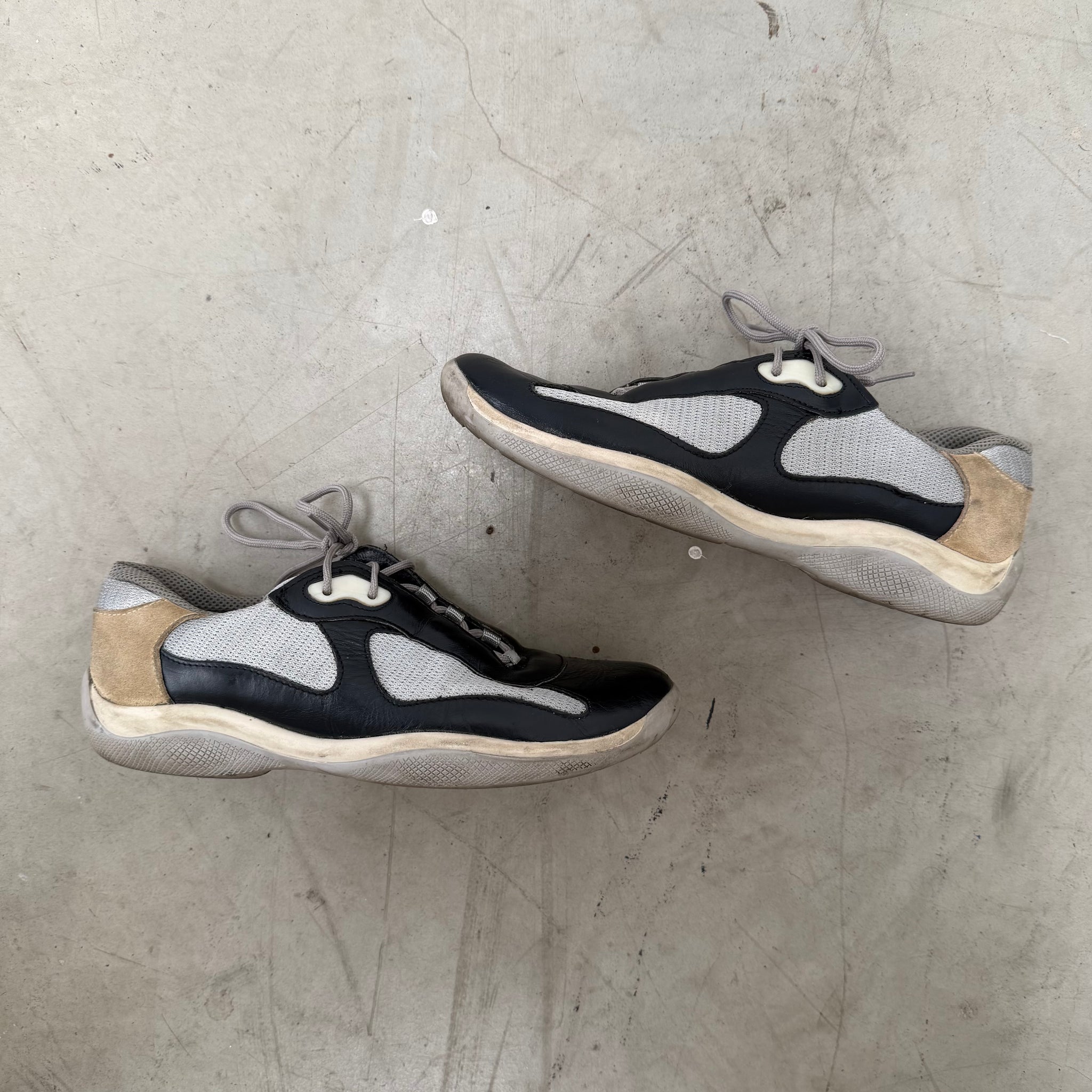 Prada Vintage America’s Cup Sneakers (fits US11-11.5)